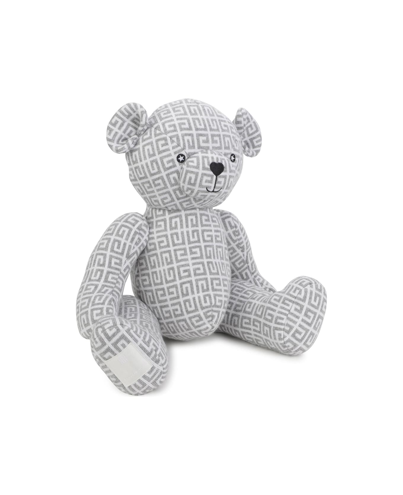 Givenchy Grey 4g Jacquard Teddy Bear - Grey