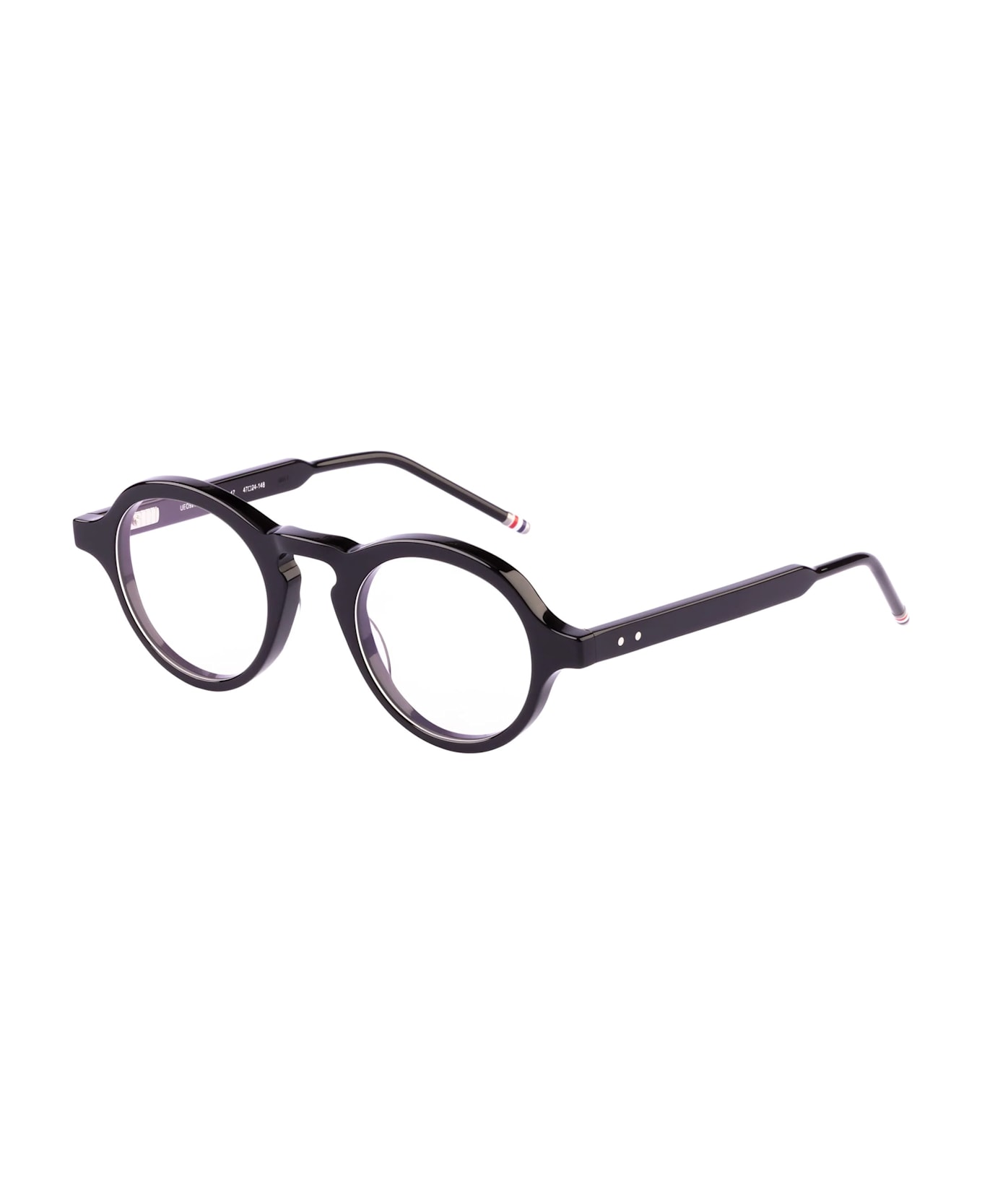 Thom Browne Round - Black Rx Glasses - Black