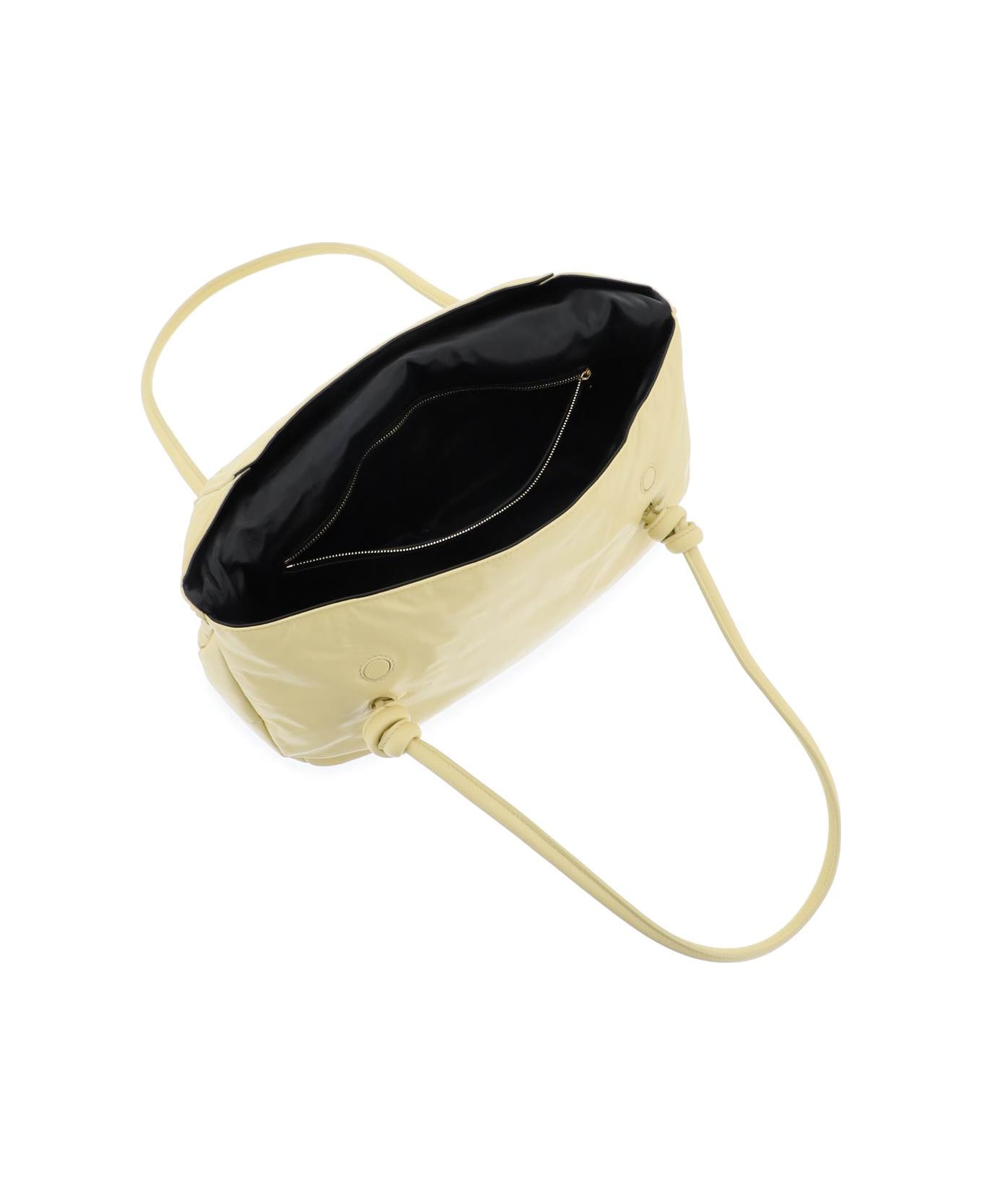 Jil Sander Padded Leather Shoulder Bag - OAK (Yellow)
