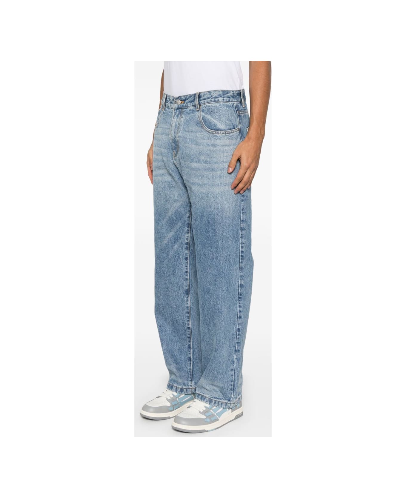 Billionaire Astro Denim Cotton Jeans - Blue