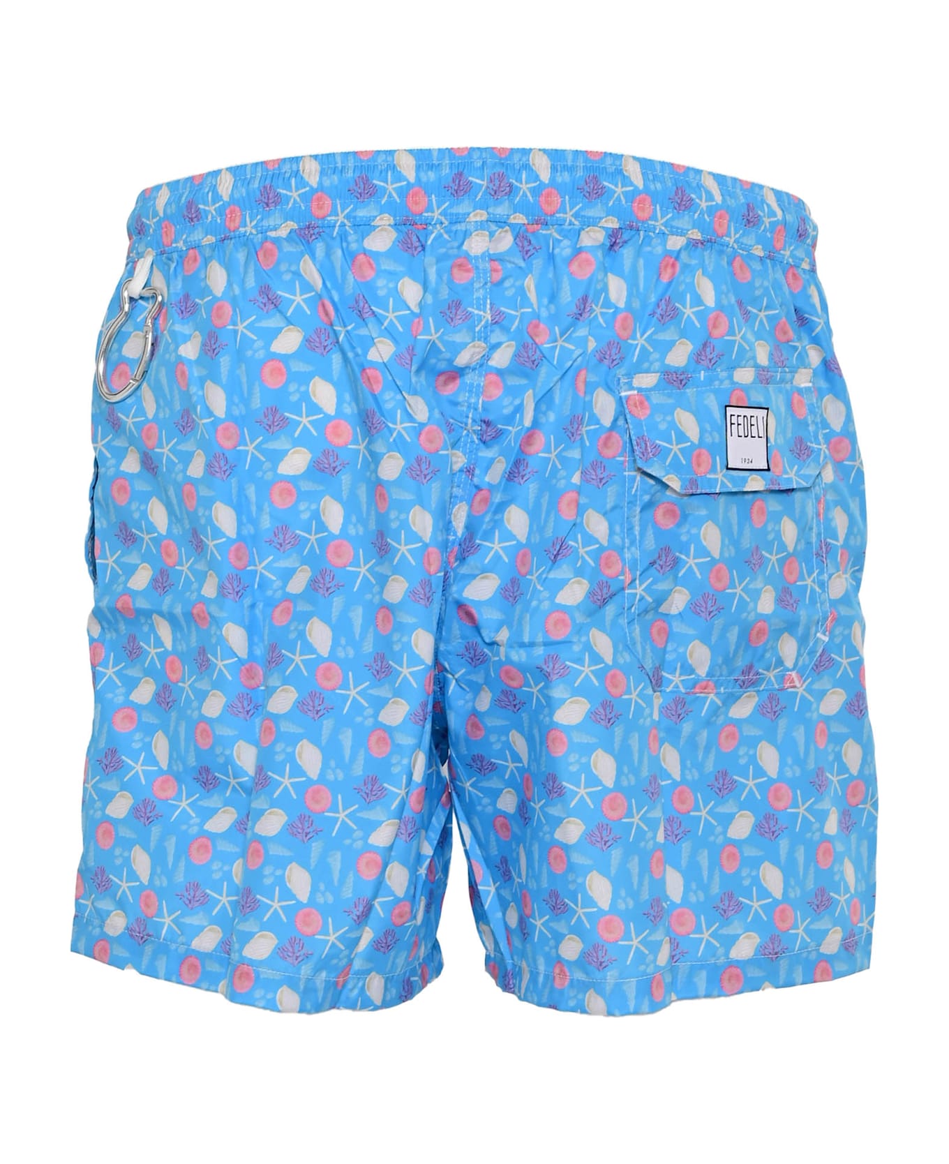 Fedeli Swim Trousers Woven Fabric Man - LIGHT BLUE