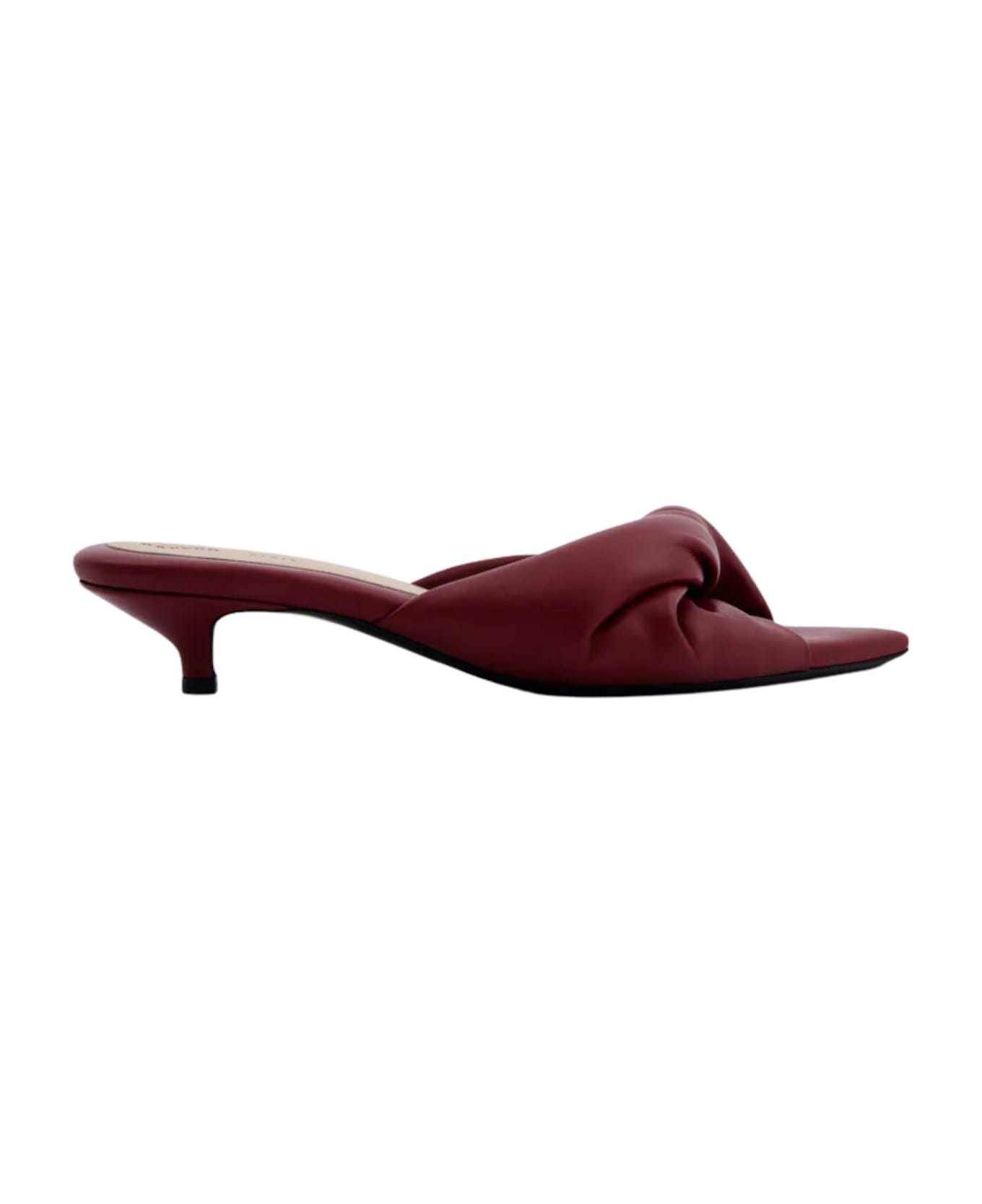 Carven Slingback With Knot - Bordeaux