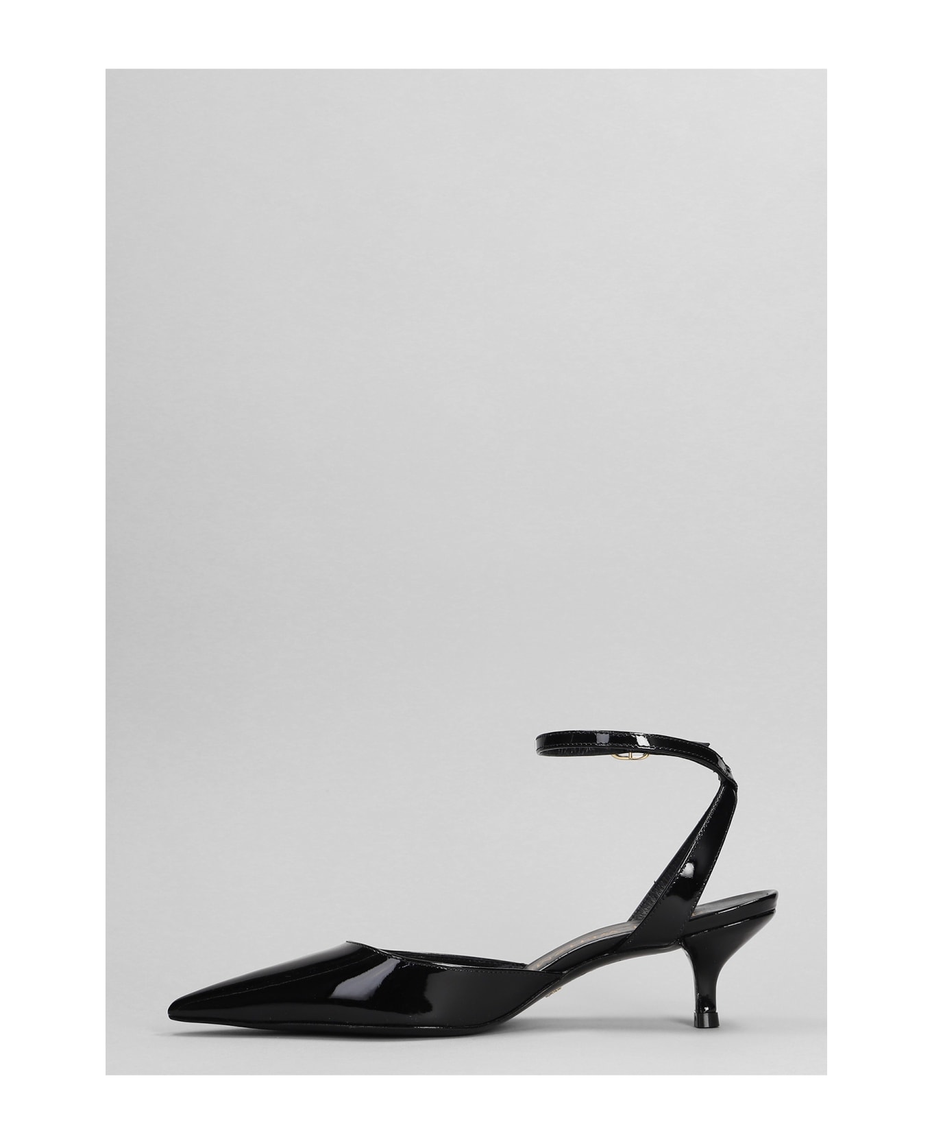 Stuart Weitzman Barelythere 50 Pumps In Black Patent Leather - black ハイヒール
