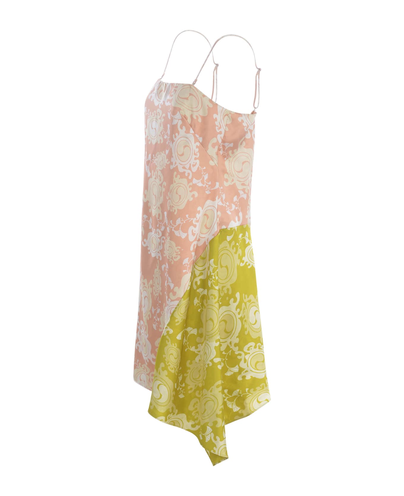 Dsquared2 Short Dress Dsquared2 In Satin - Multicolor ワンピース＆ドレス