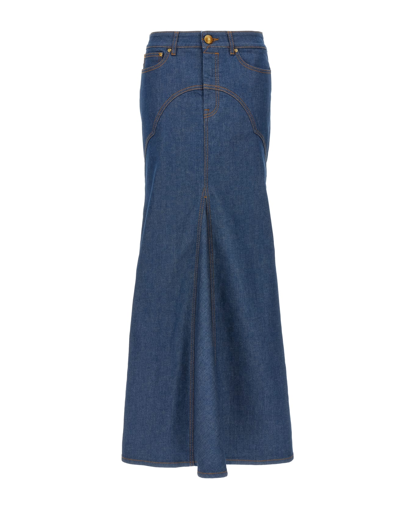 Zimmermann Maxi Denim Skirt - Blue