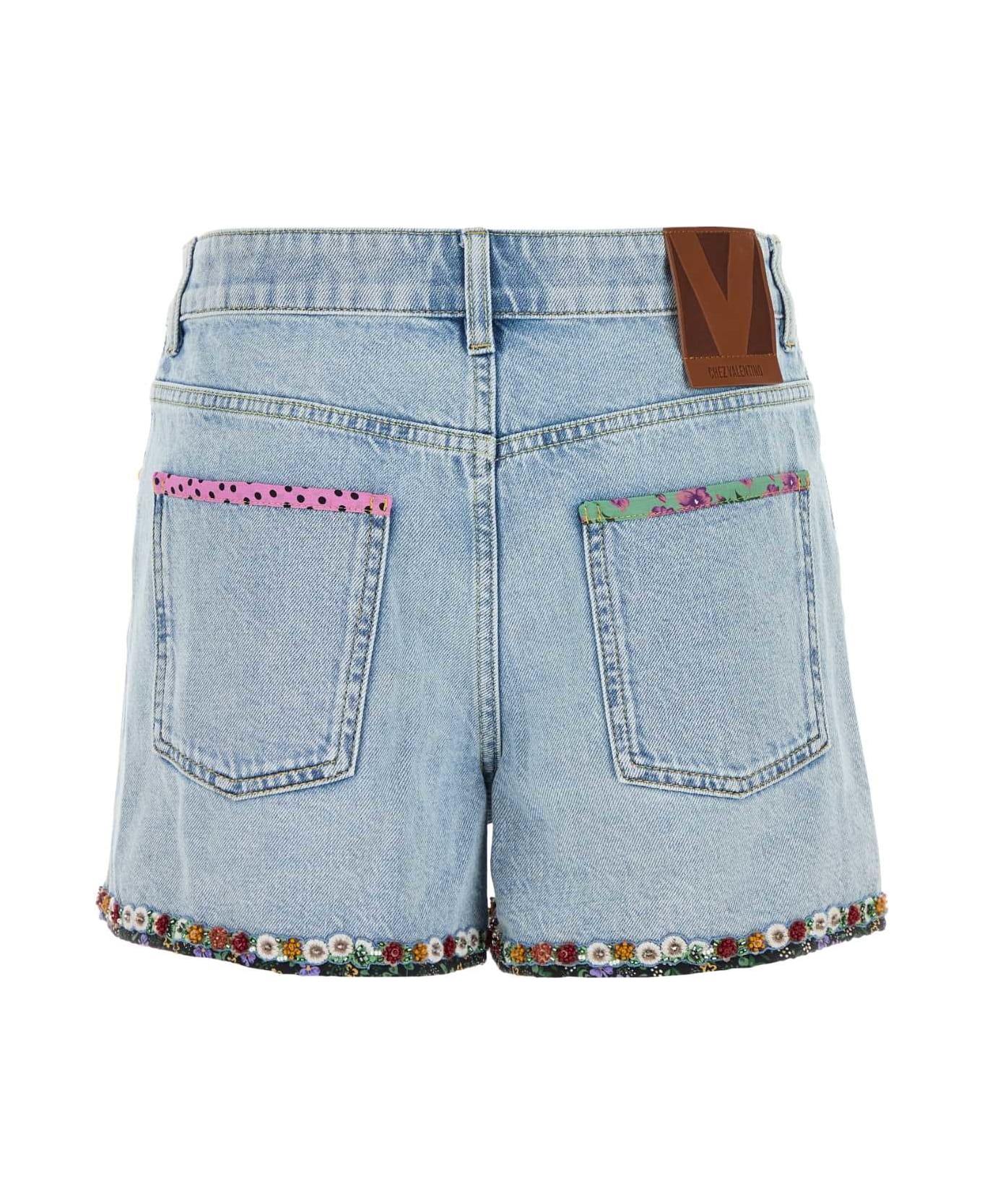 Valentino Garavani Denim Shorts - DENIMBLULAVCHIARO