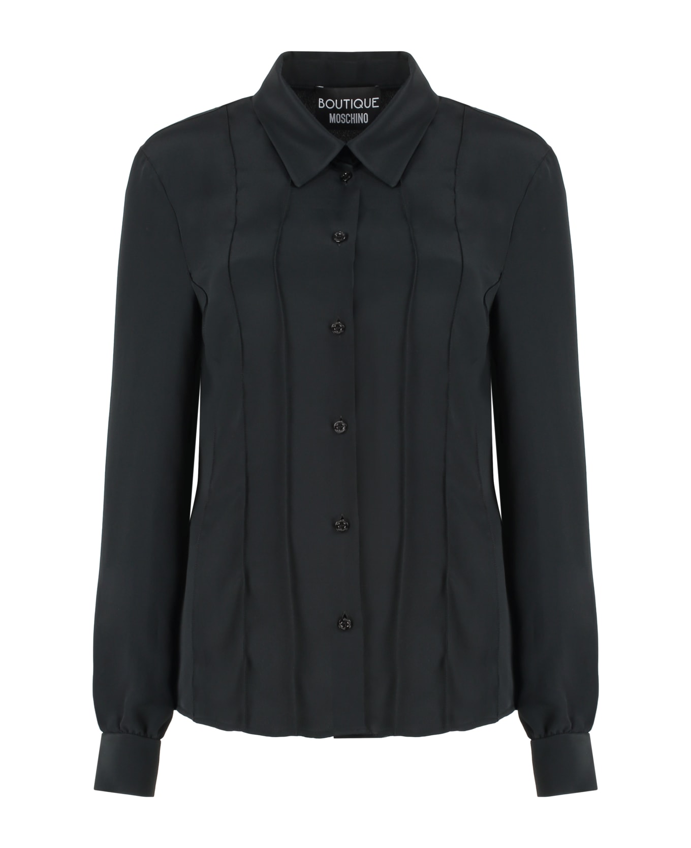 Boutique Moschino Silk Shirt - black シャツ