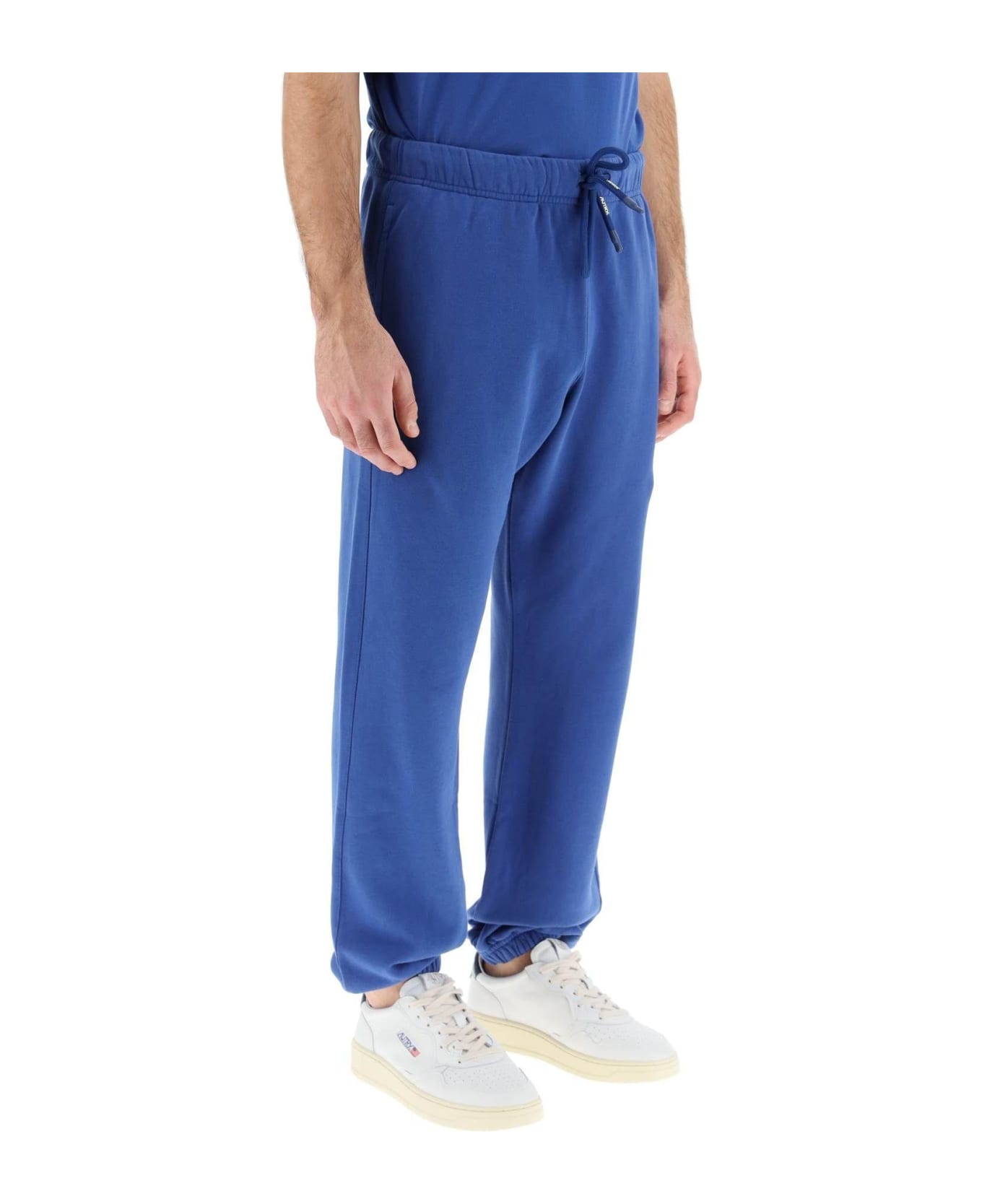 Autry Jogger Pants With Logo Patch - Blu