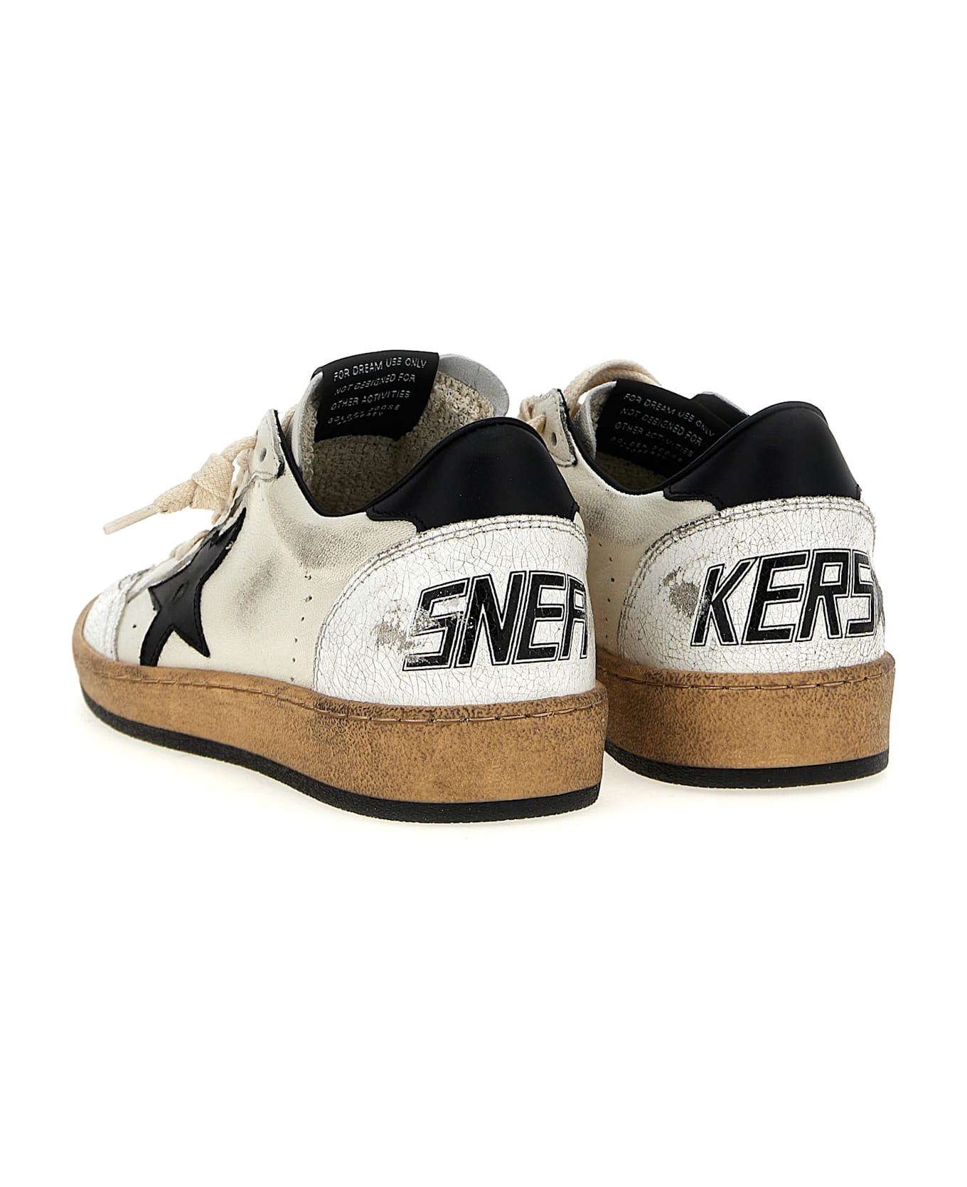 Golden Goose 'ball Star' Sneakers - White/Black