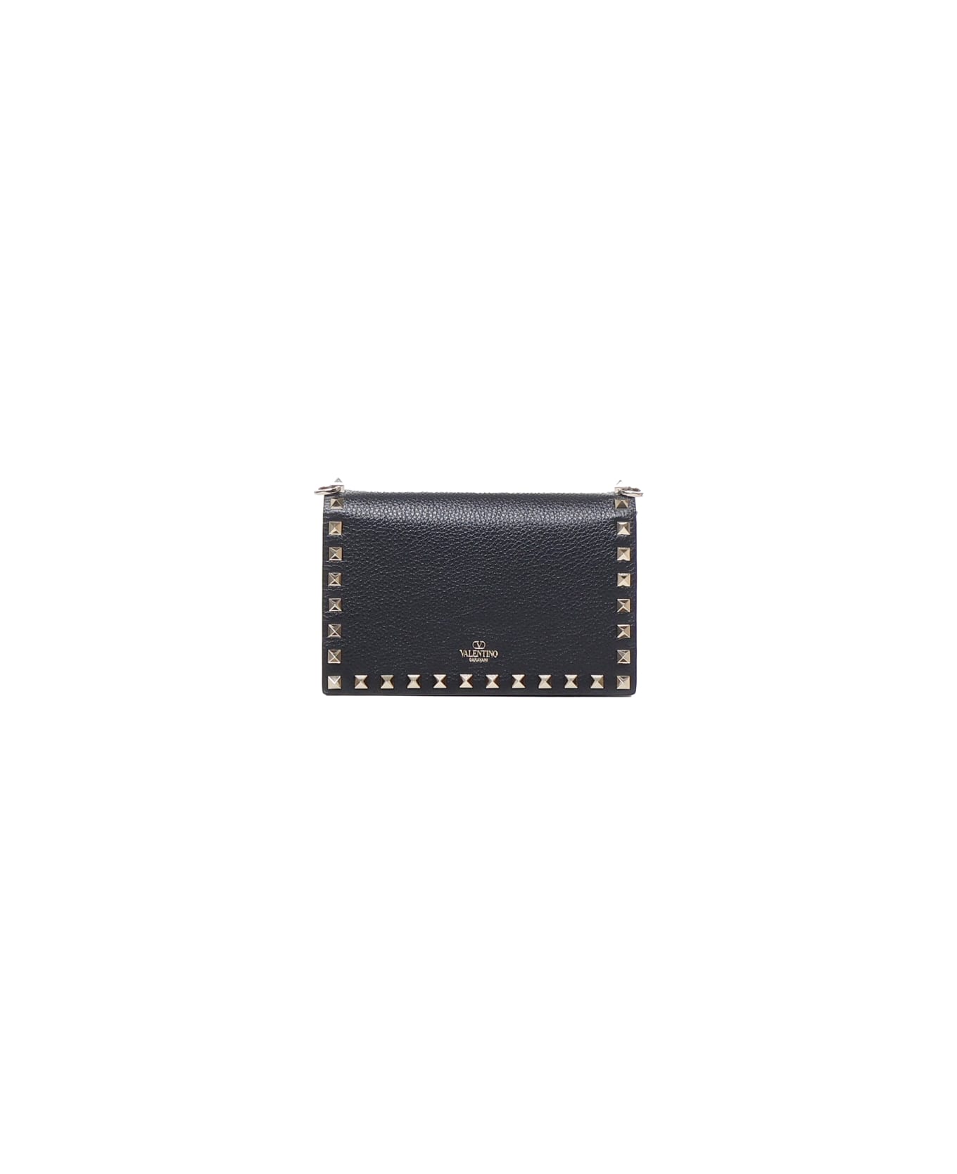 Rockstud Pouch In Calfskin