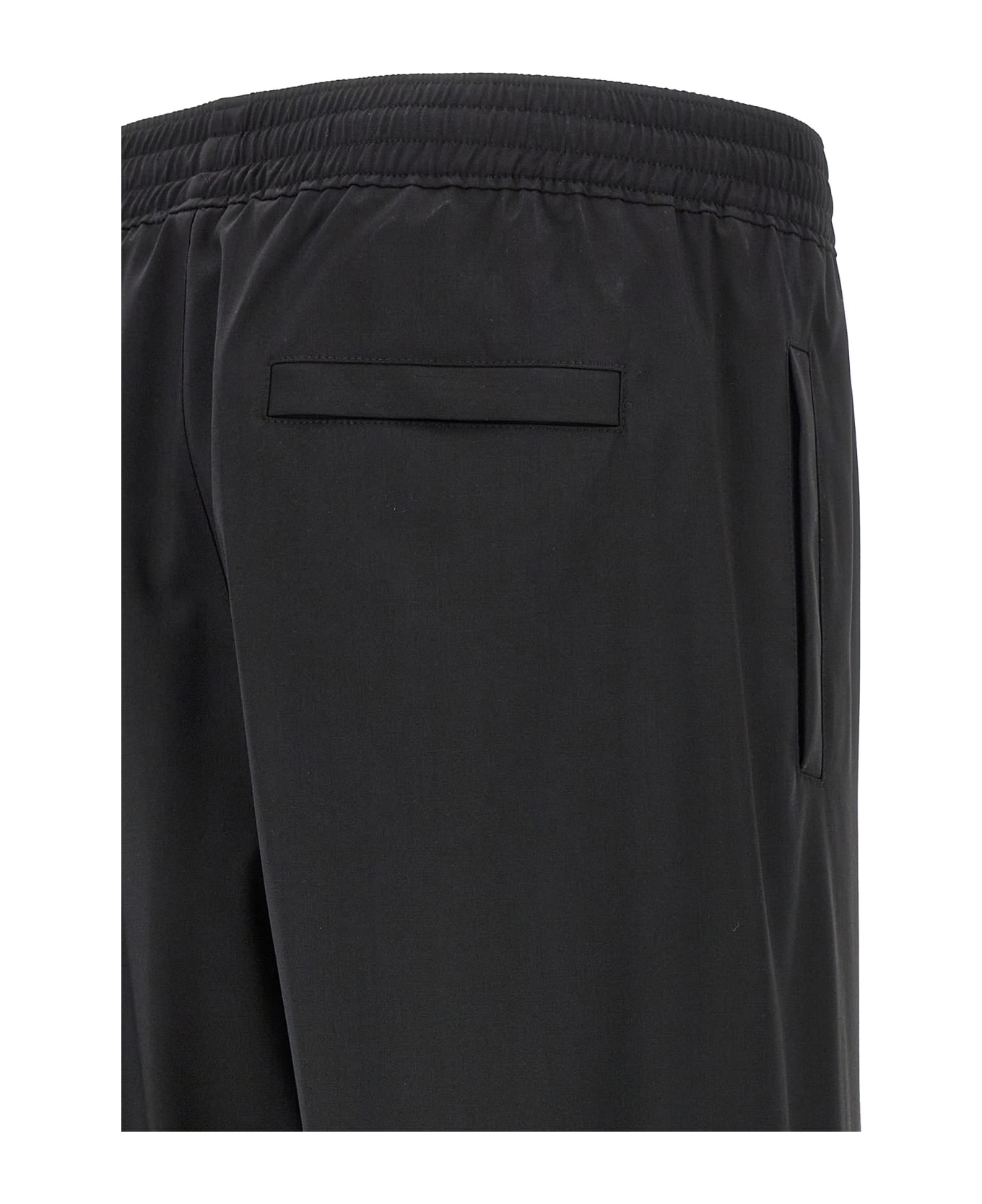 Givenchy Logo Placcetta Pants - Black