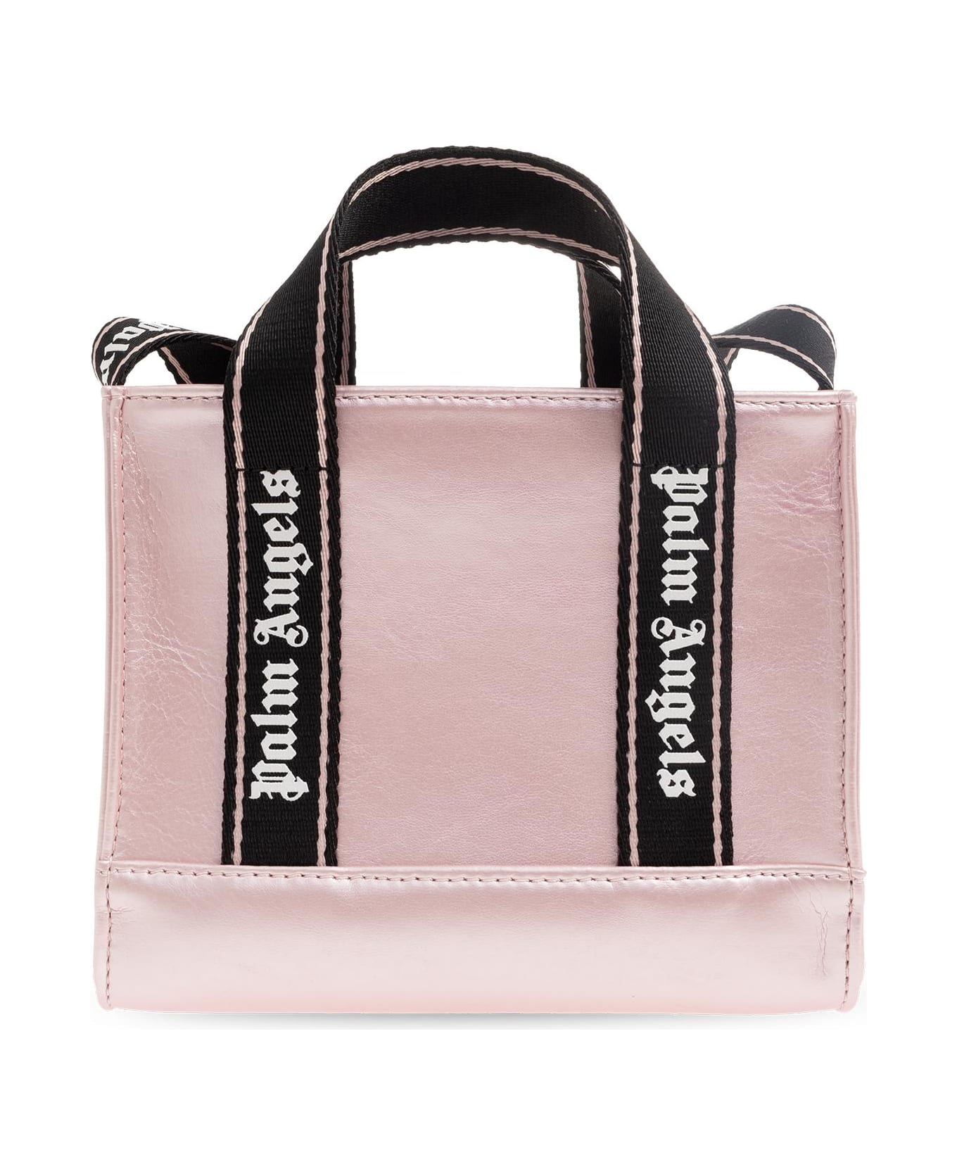 Palm Angels Kids Shoulder Bag With Logo - Pink Black