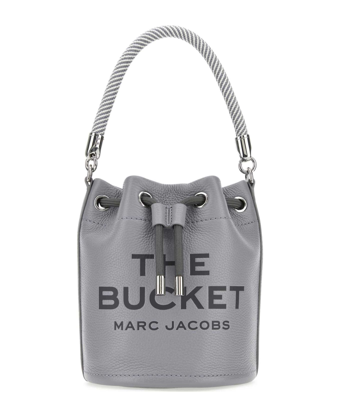 Marc Jacobs Grey Leather The Bucket Bucket Bag - 050