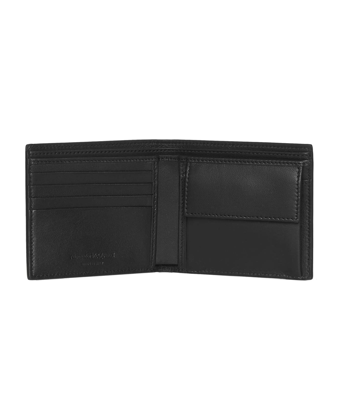 Alexander McQueen Bifold Wallet - Nero