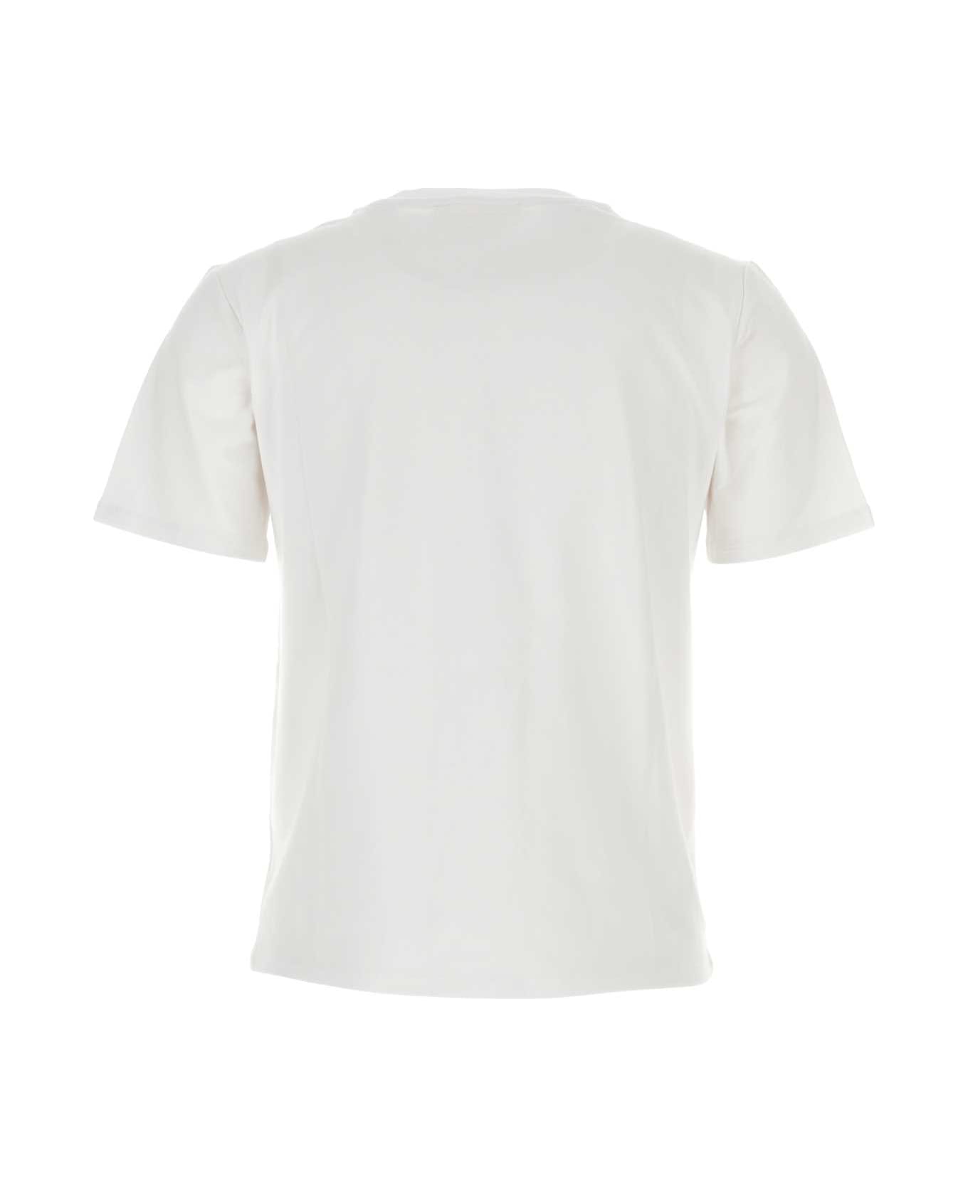 Michael Kors White Cotton T-shirt - WHITE