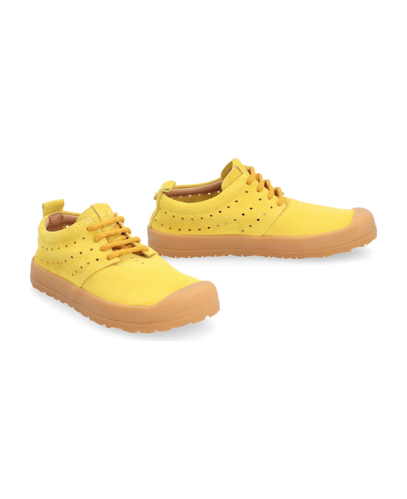 Volta Suede Low-top Sneakers - Yellow