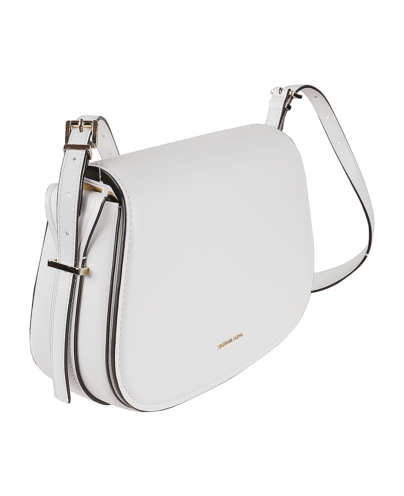 Michael Kors Medium Flam Messenger Bag - Optic White