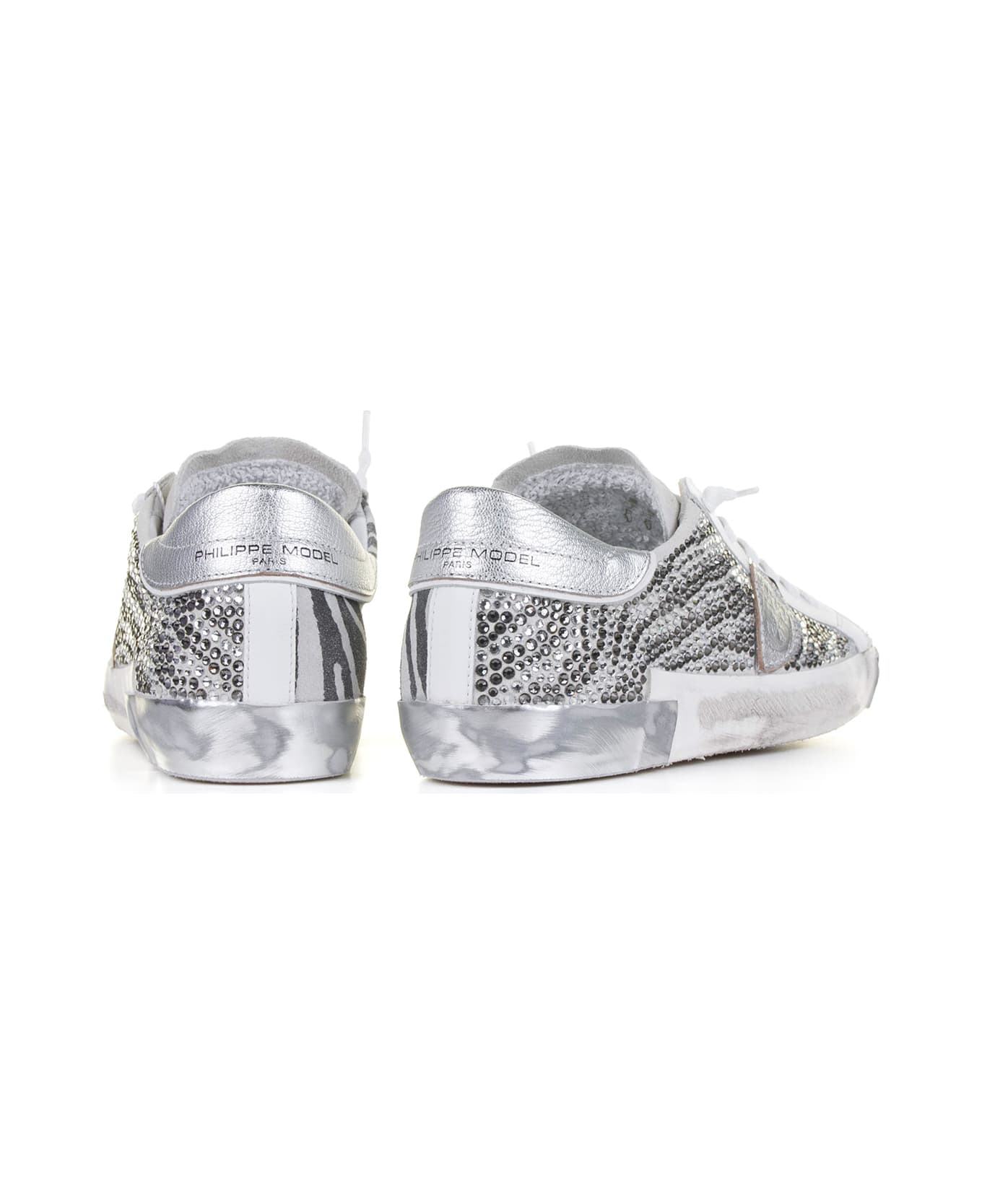 Philippe Model Sneakers - ANIMALIER ARGENT