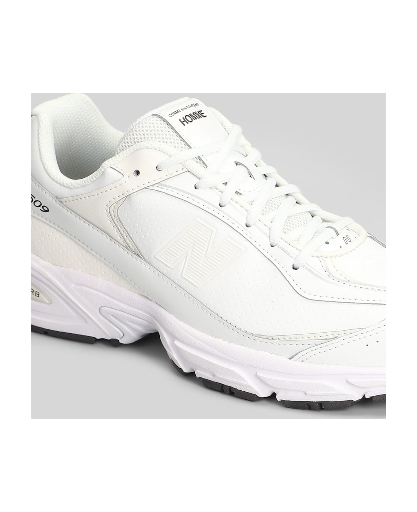 New Balance 509 Sneakers In White Leather - white