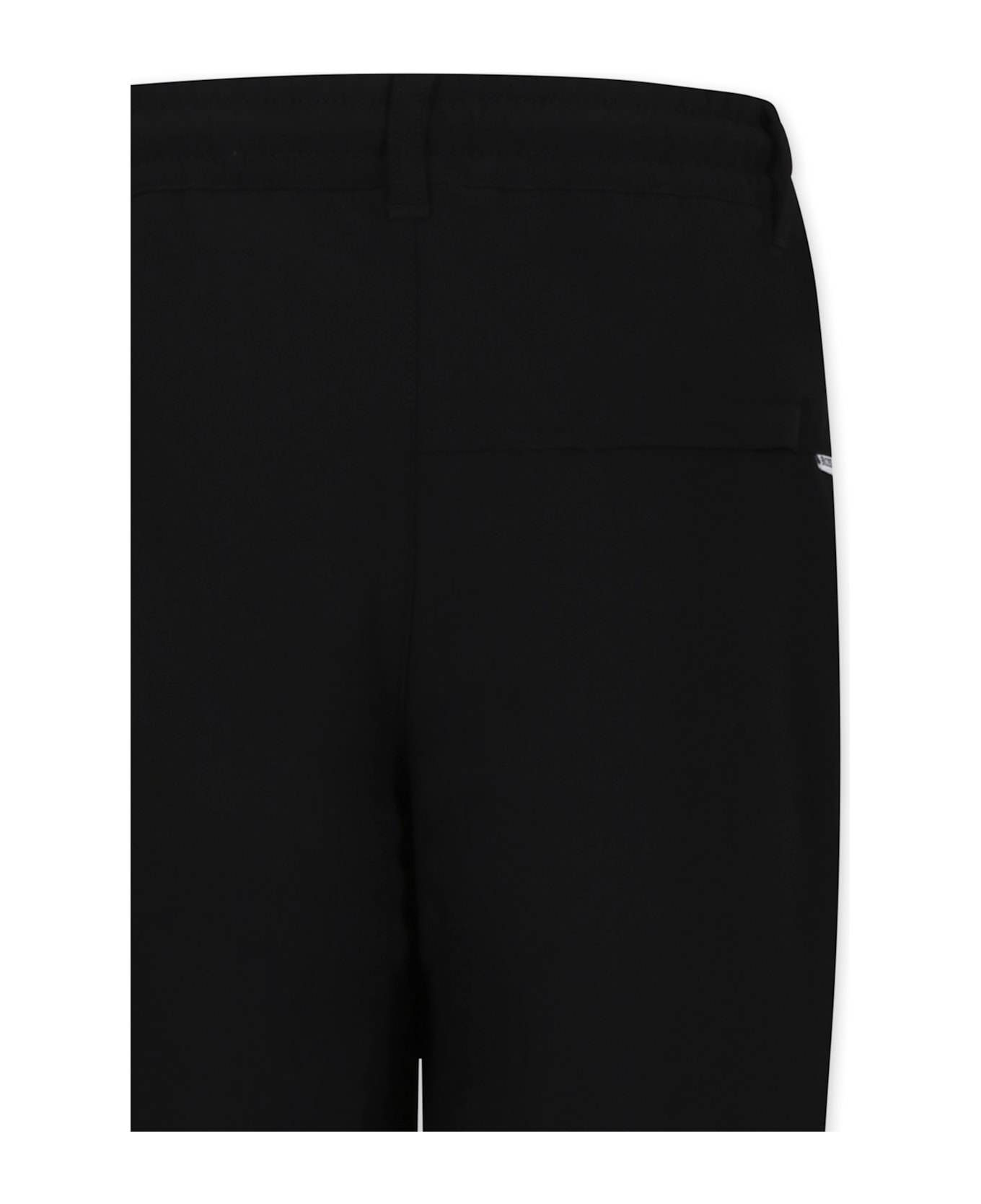 Hugo Boss Black Trousers Fo Boy With Logo - Black