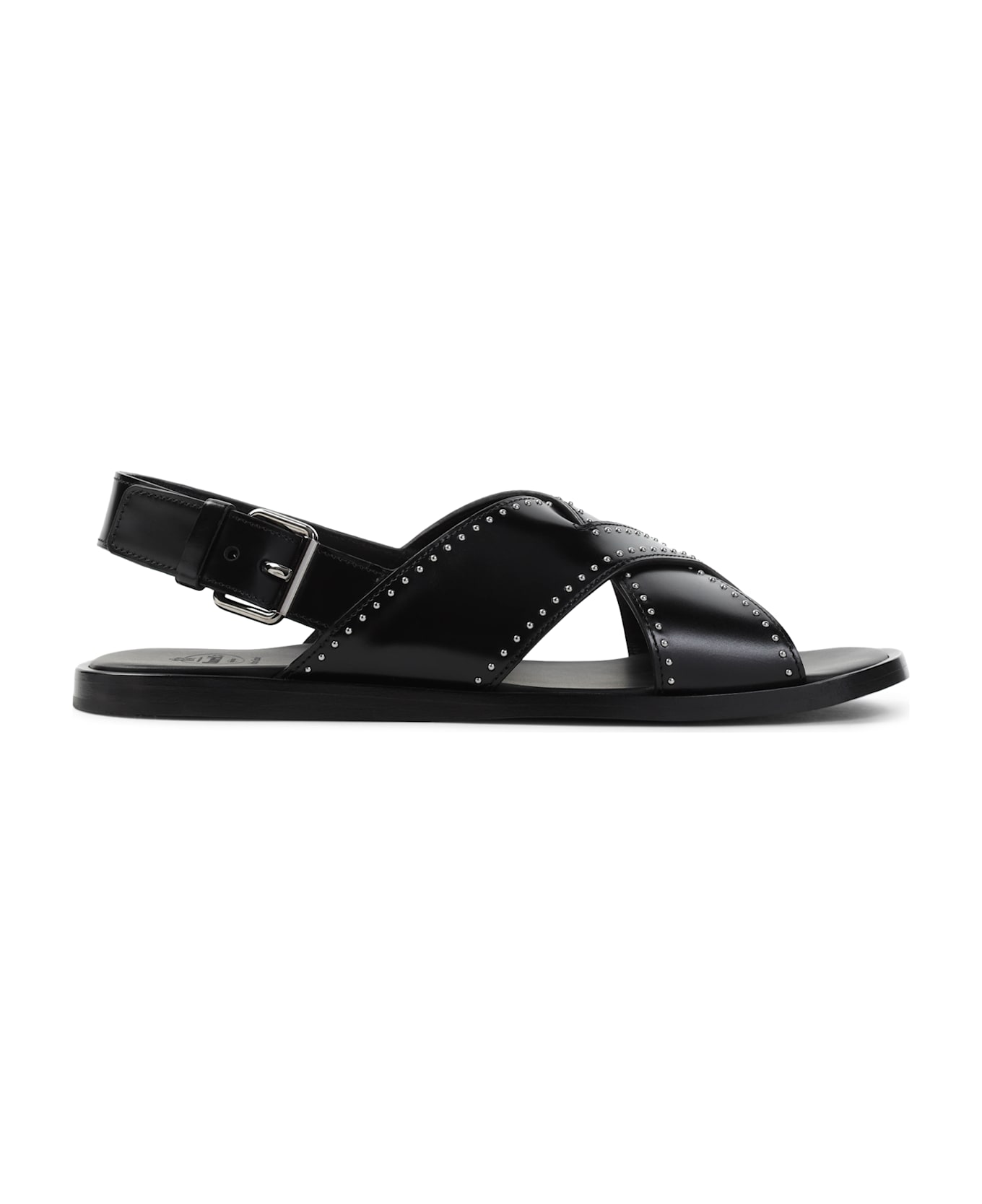 Church
s Black Leather Oksana Sandals - BLACK