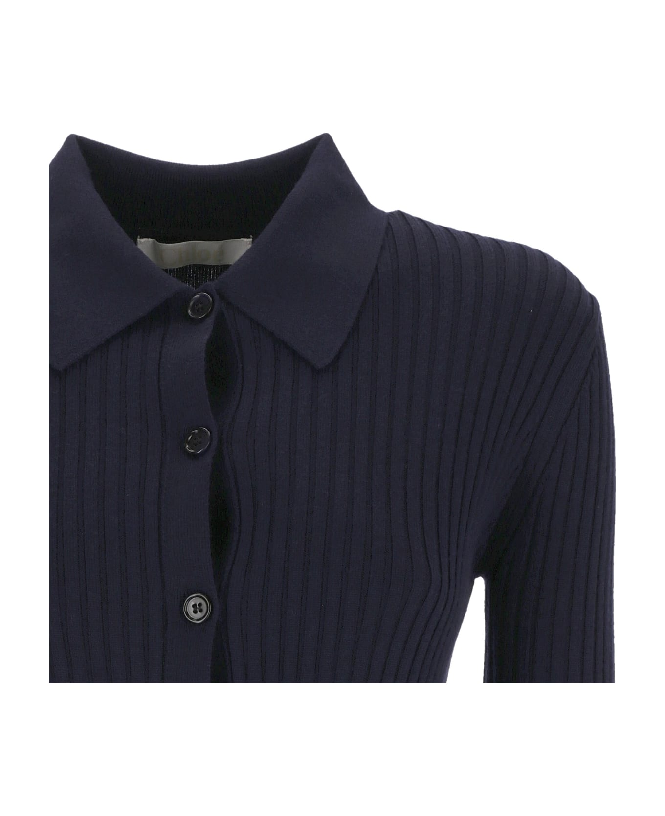 Chloé Wool And Cashmere Shirt - Blue