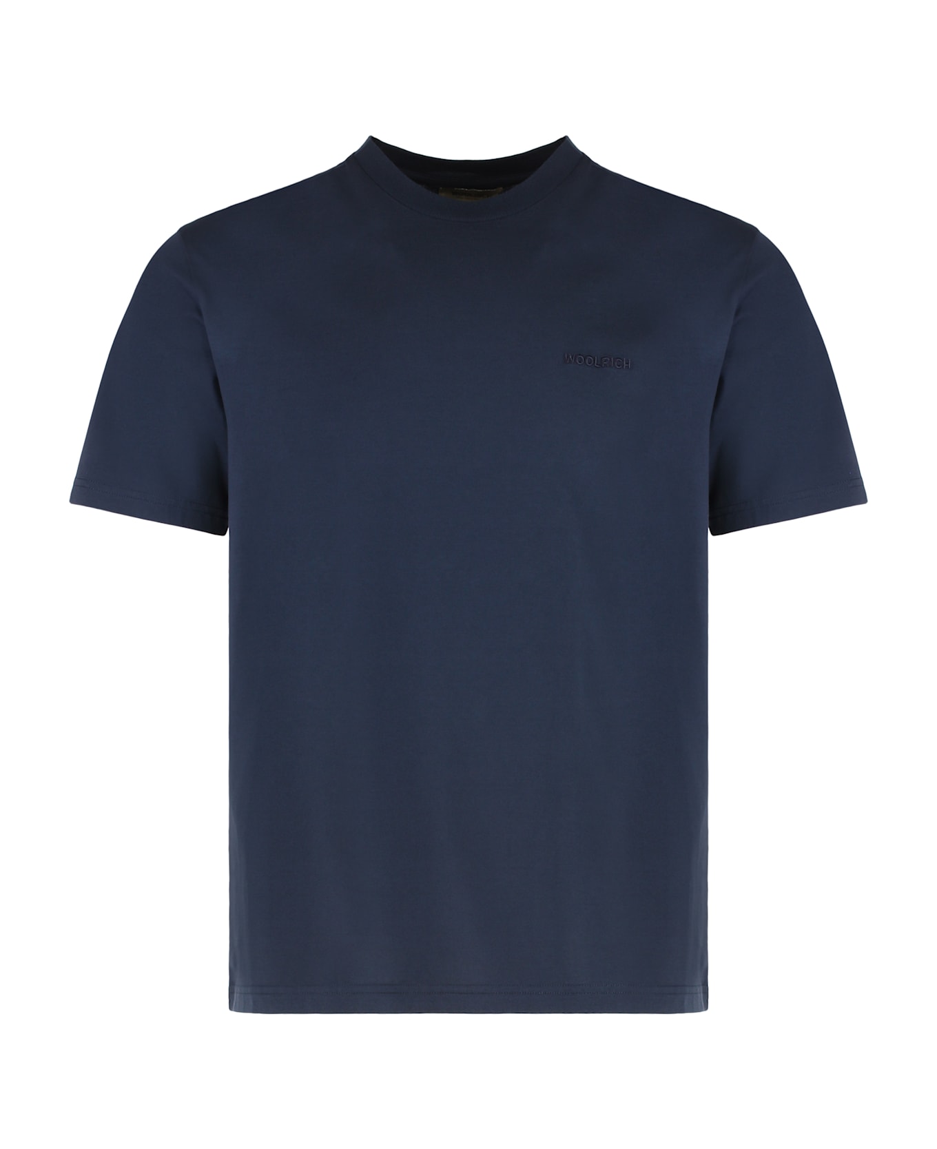 Woolrich Cotton Crew-neck T-shirt - Blue