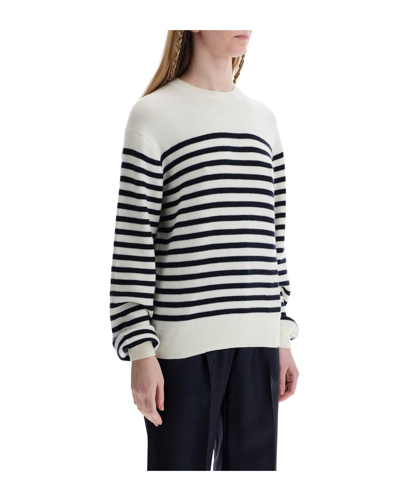 Khaite Shirt - GLAZE / MIDNIGHT NAVY (White)