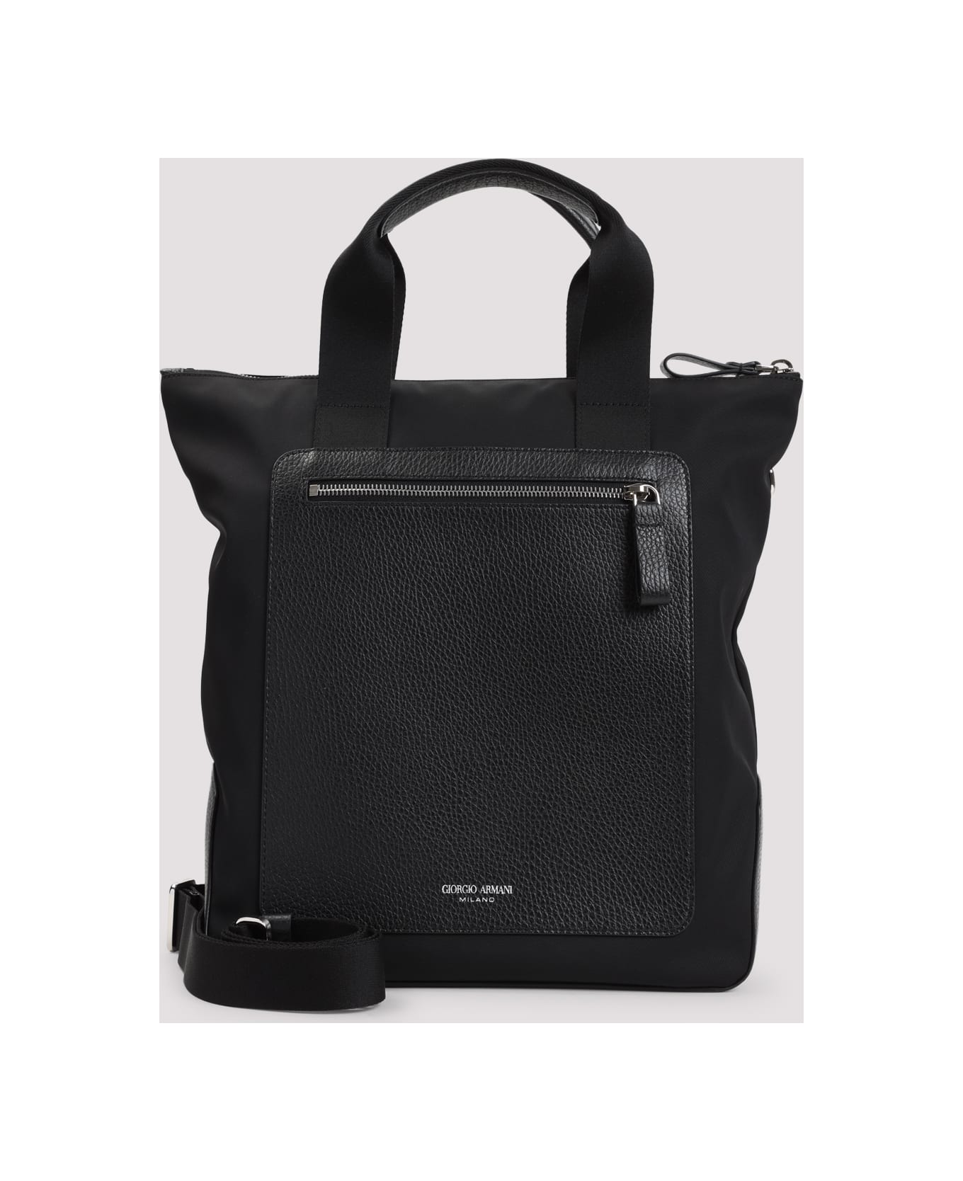 Giorgio Armani Shopping Bag - Black