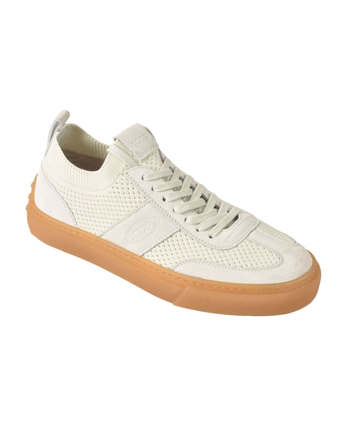 Tod's Casual Logo Sided Sneakers - White