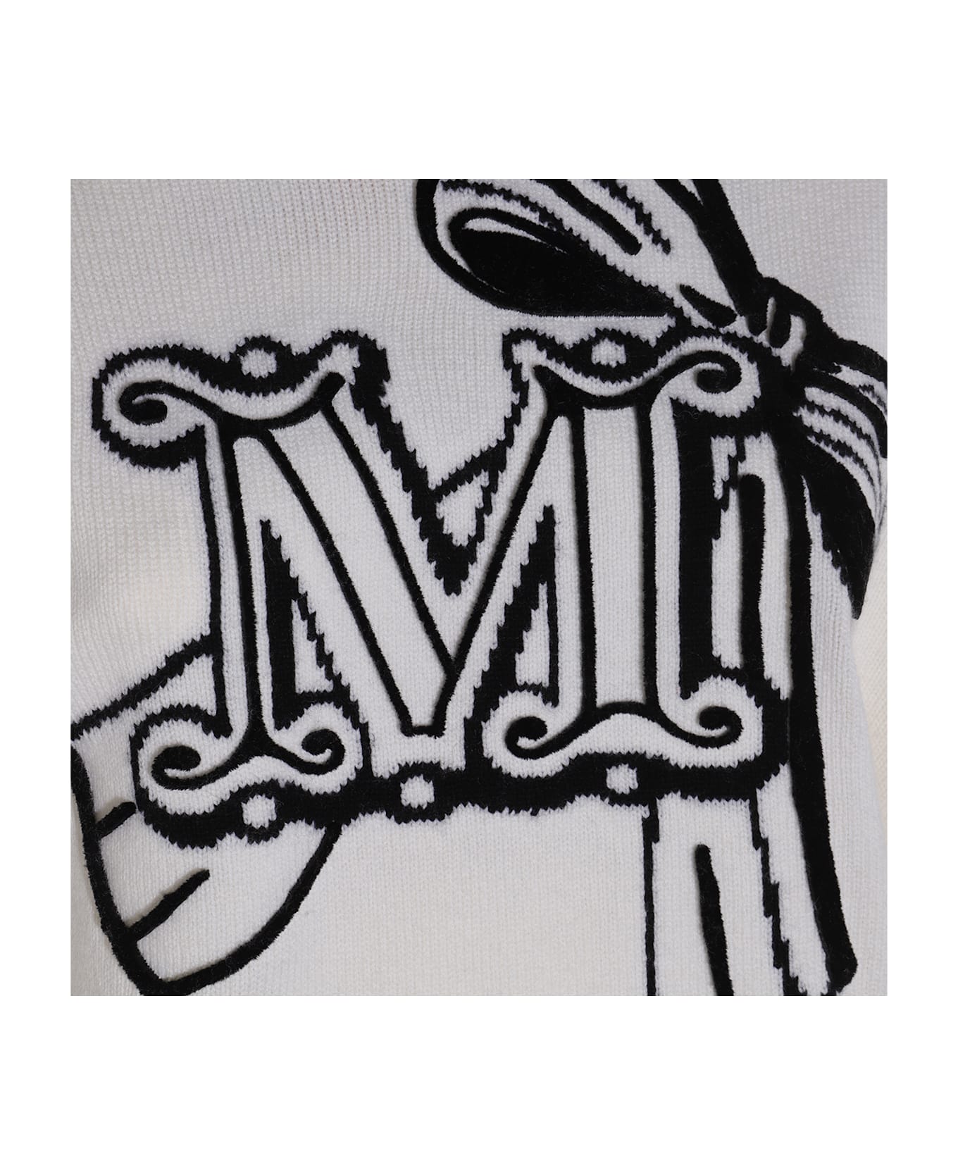 Max Mara White Zurlo Knitweat - White