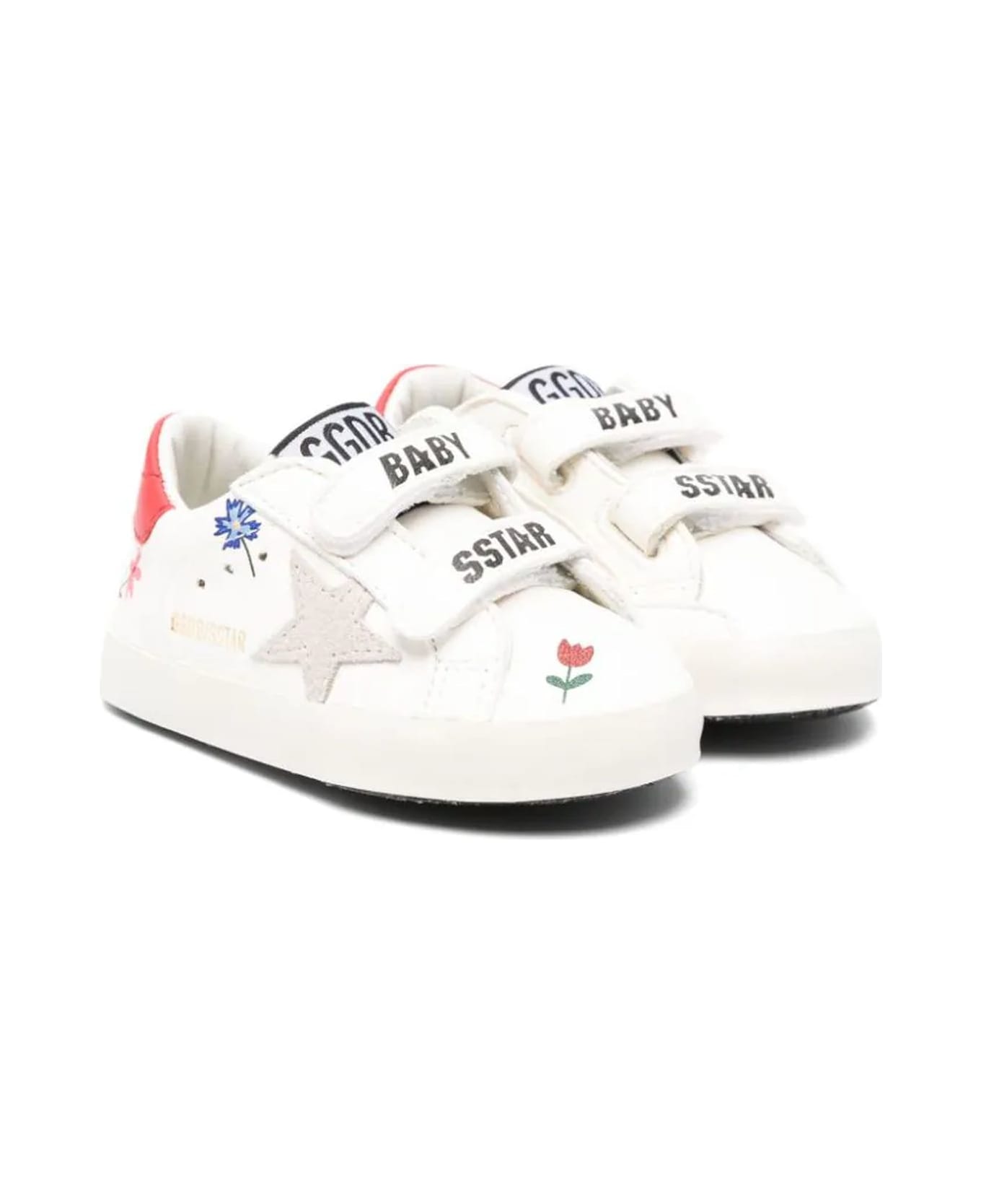 Golden Goose Kids Sneakers White - White