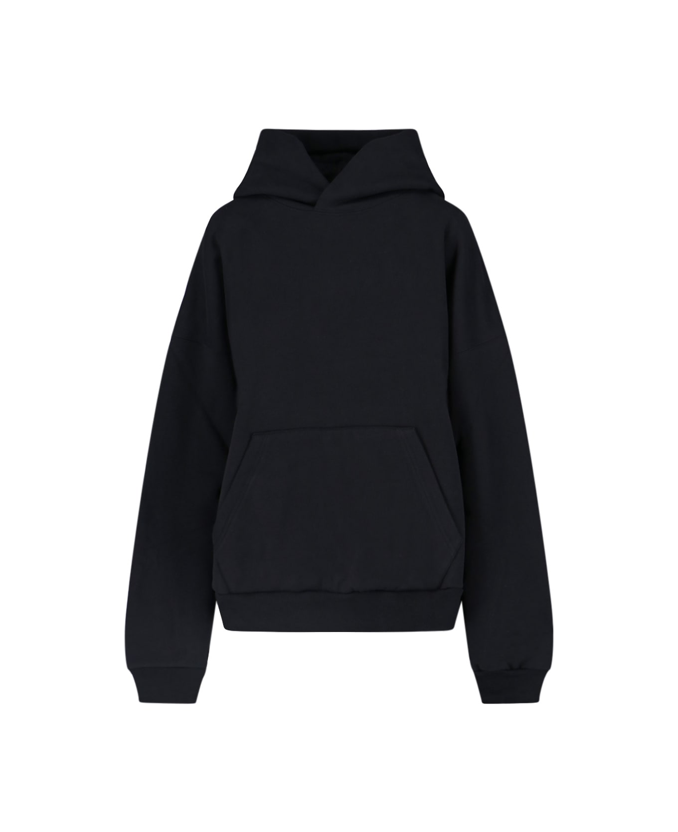 Balenciaga Loose-fitting Hoodie - Black