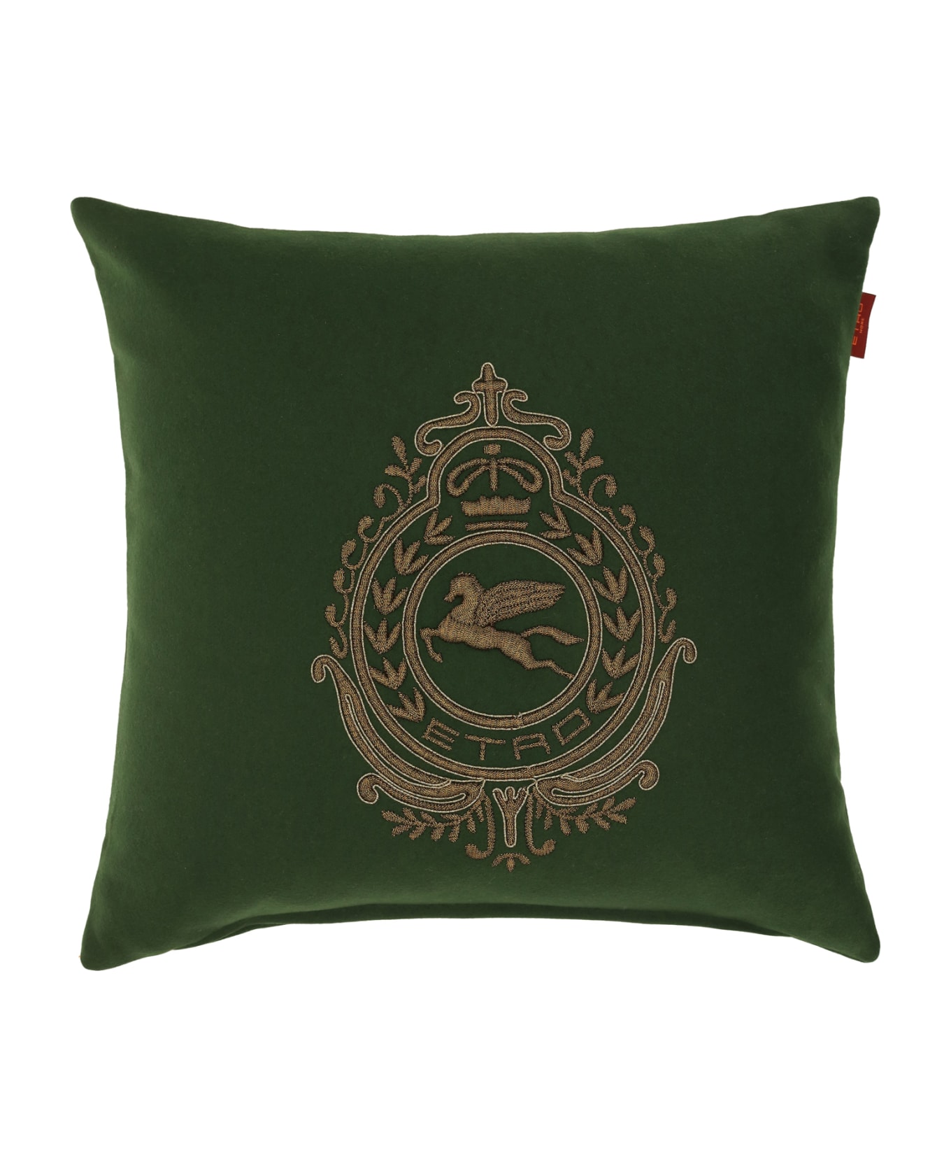 Etro Set 2 Embroidered Pillows - Green