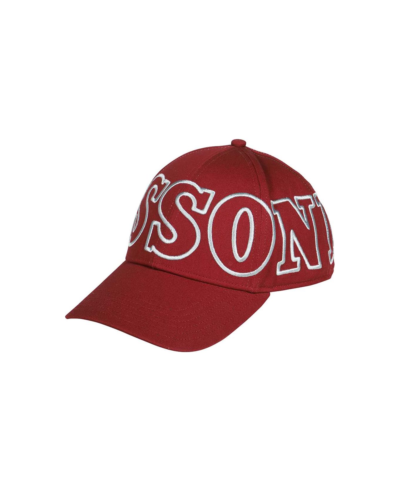Missoni Logo Baseball Cap - red