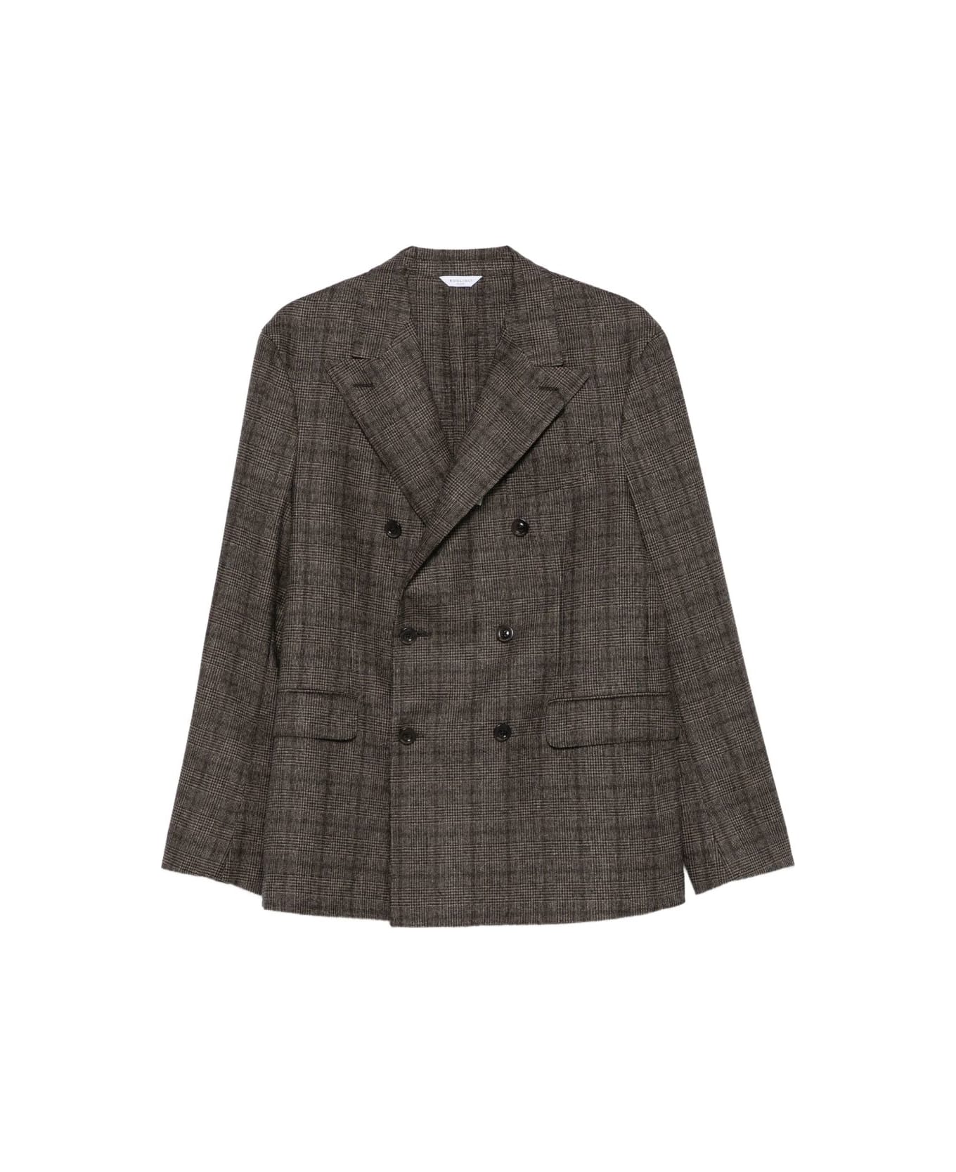 Boglioli Wool Blend Double-breasted Jacket - Brown