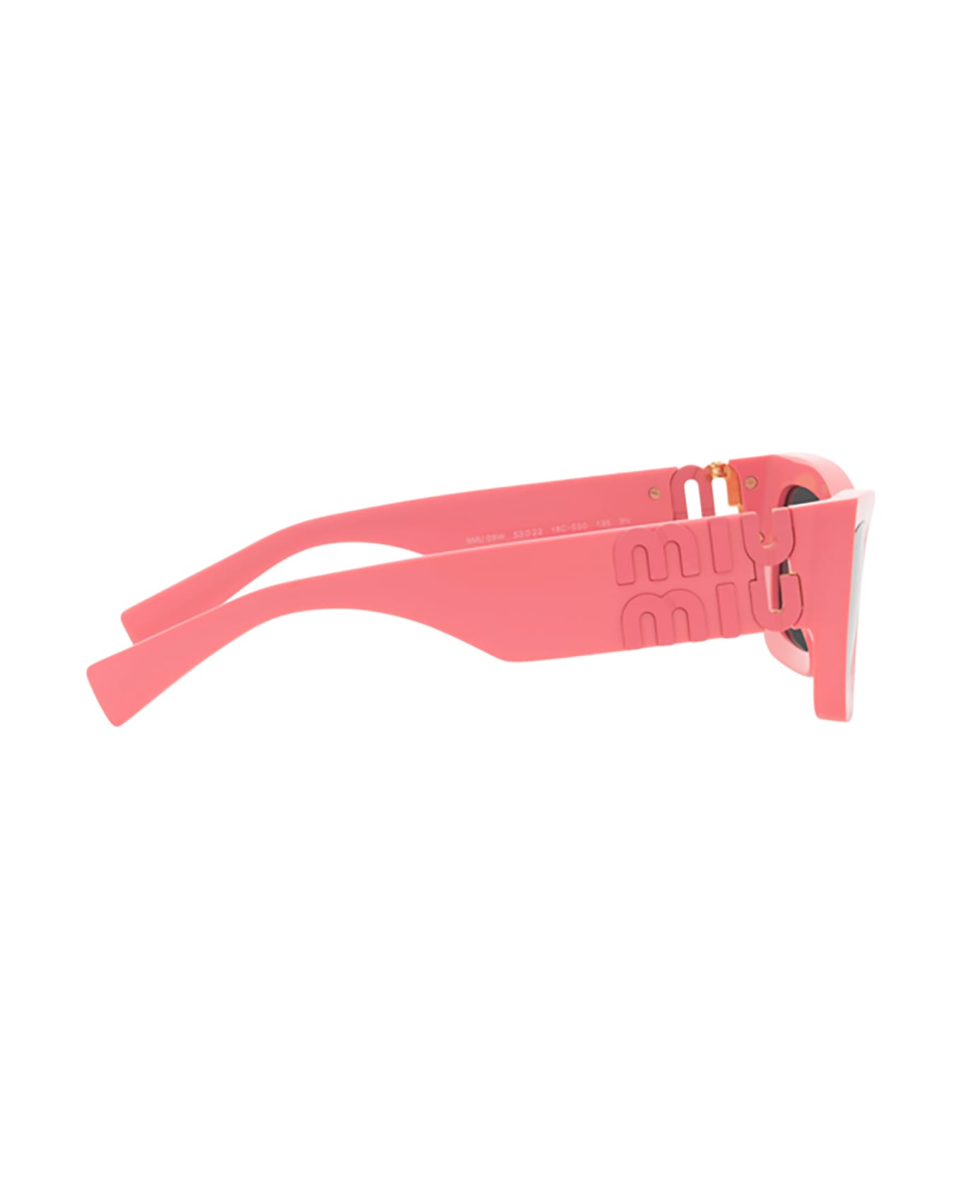 Miu Miu Eyewear Mu 09ws Dark Pink Sunglasses - Dark Pink サングラス