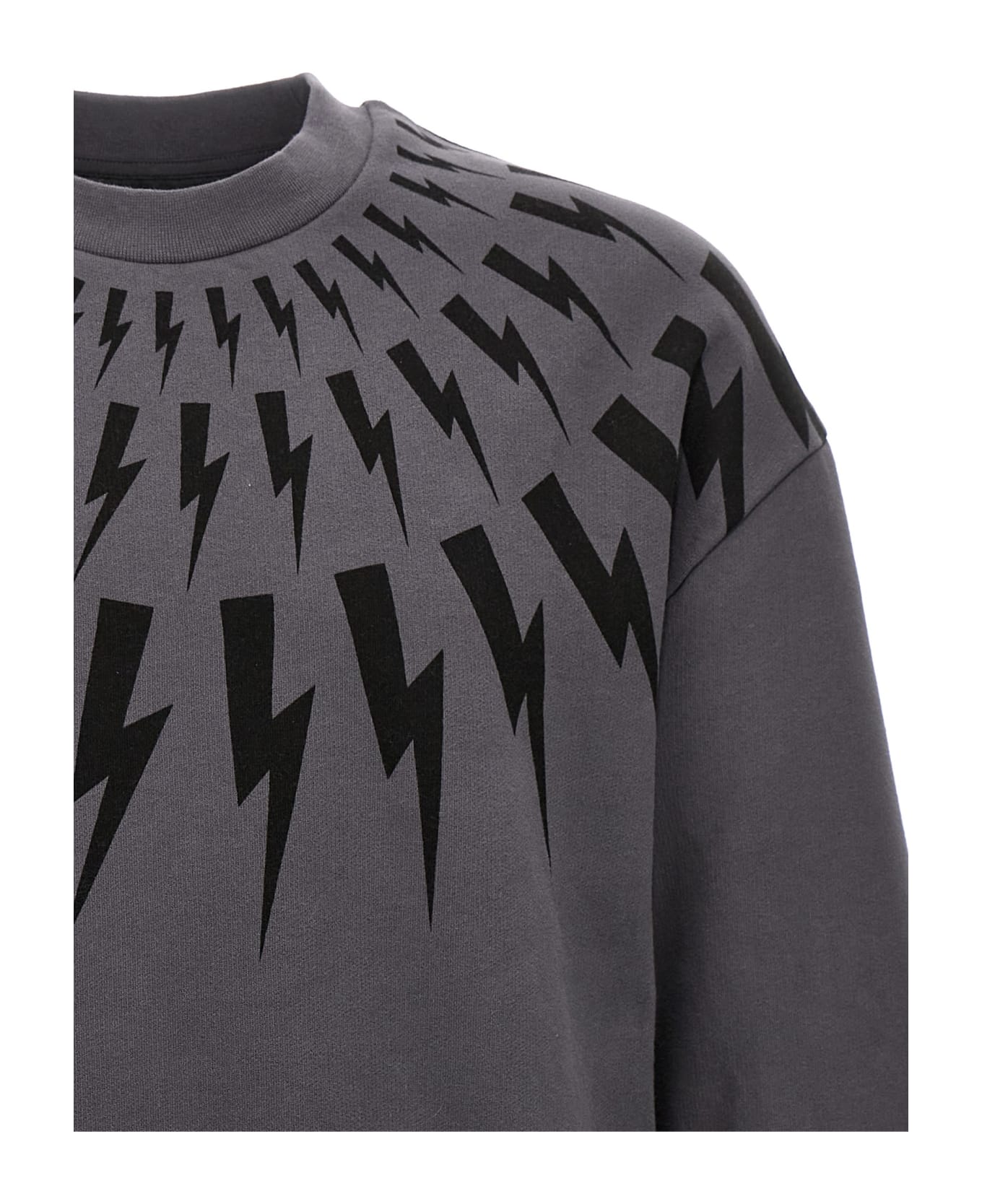 Neil Barrett 'thunderbolt' Sweatshirt - Grigio