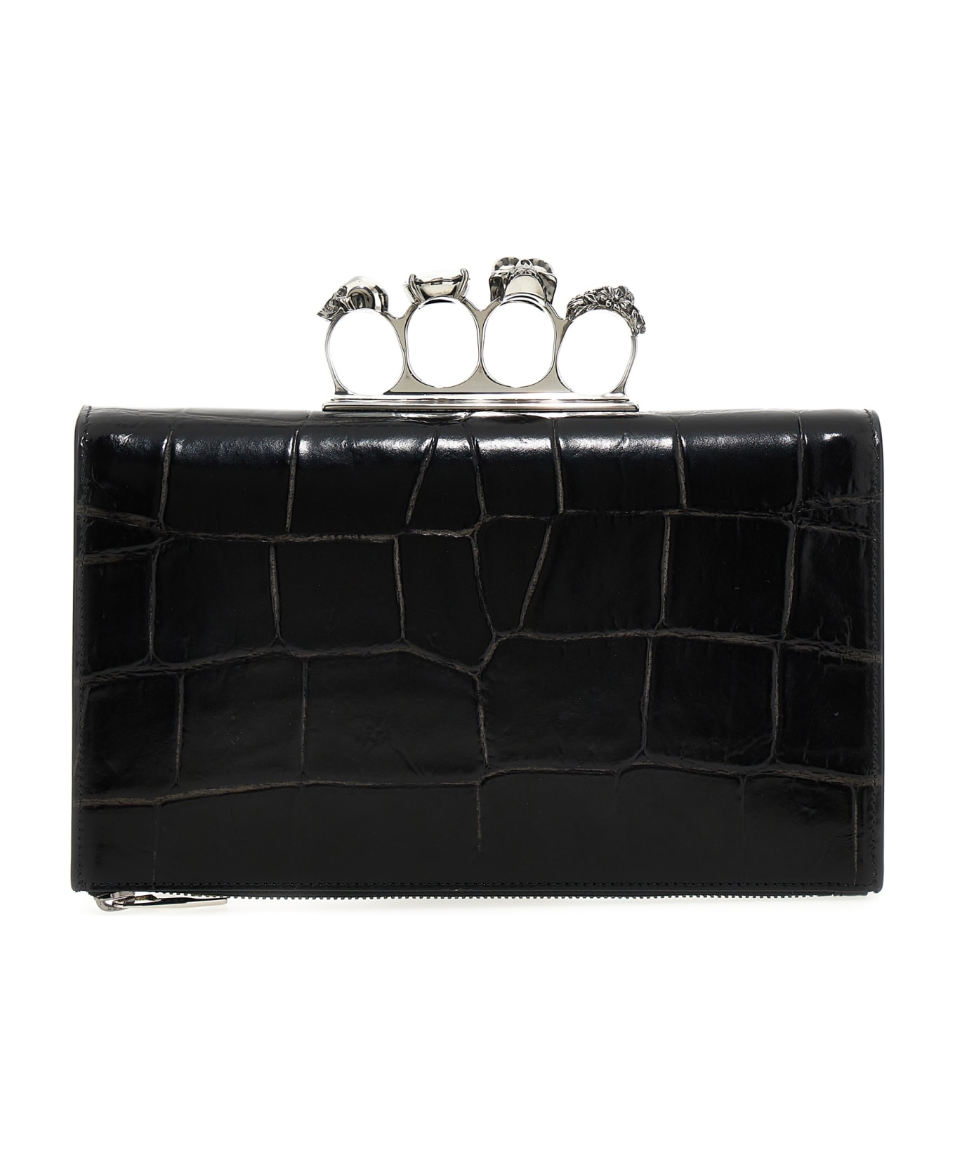 Alexander McQueen The Knuckle Zip Pouch - Black