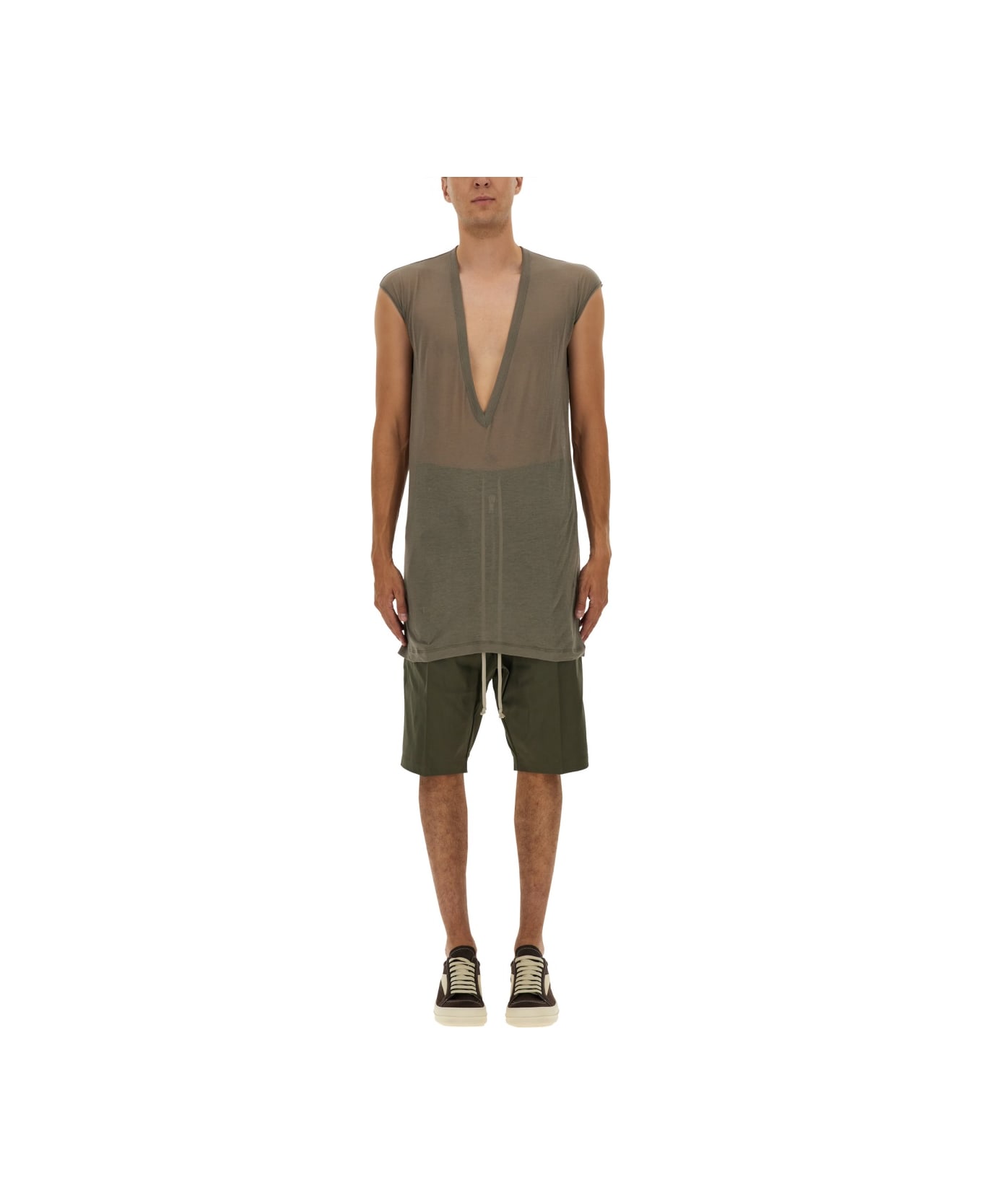 Rick Owens T-shirt "dylan" - GREY