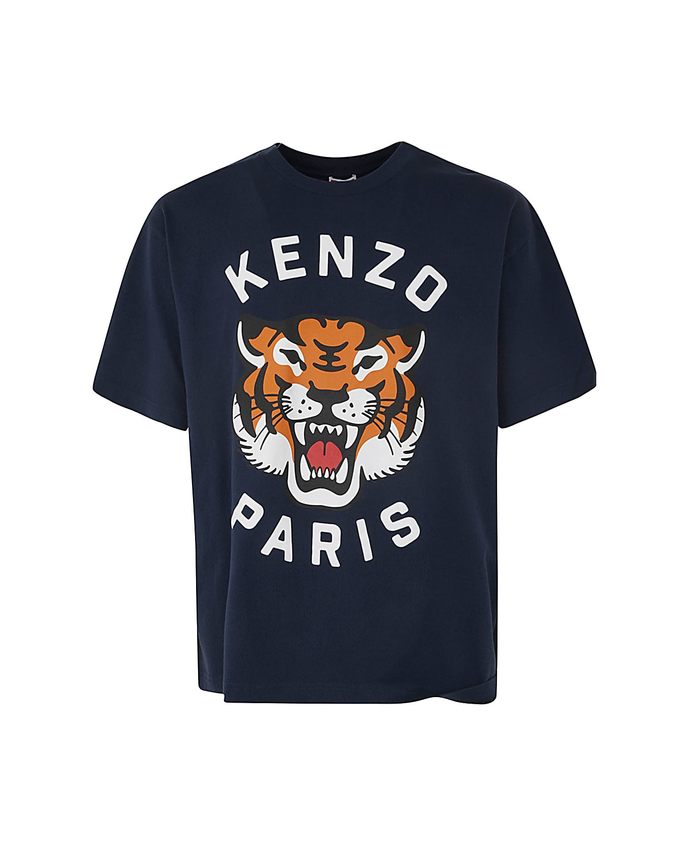 Kenzo Lucky Tiger Oversize T-shirt - Bleu Nuit シャツ