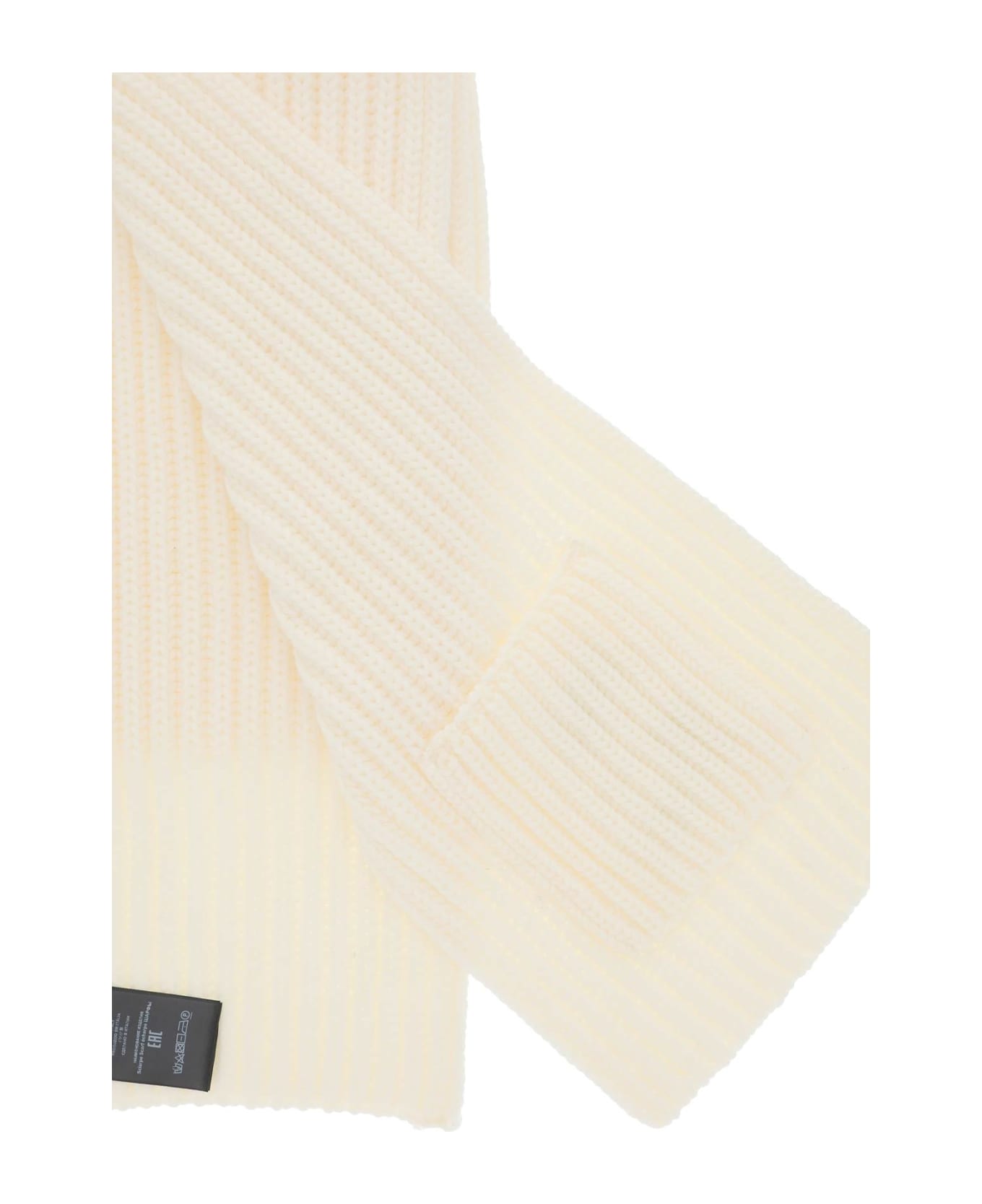 Etro Wool Scarf With Logo - WHITE (White) スカーフ＆ストール