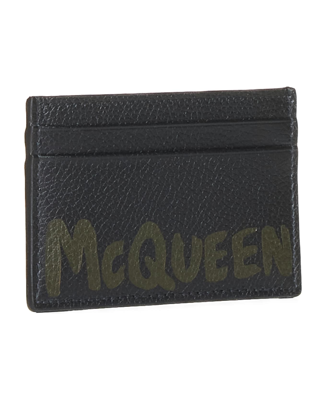 Alexander McQueen Wallet - Black/khaki