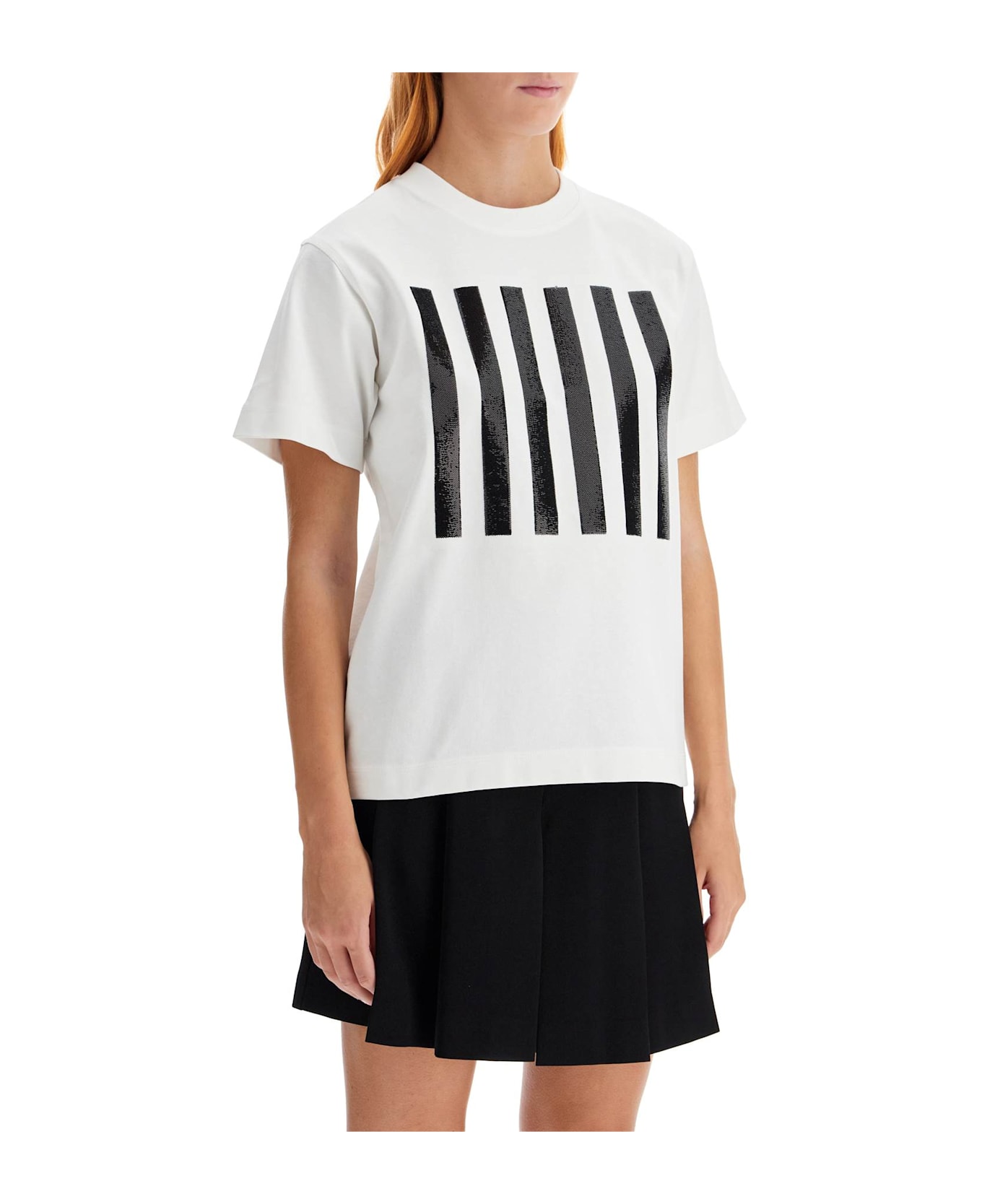 Marc Jacobs T-shirt The Stripe Box Tee - WHITE (White)