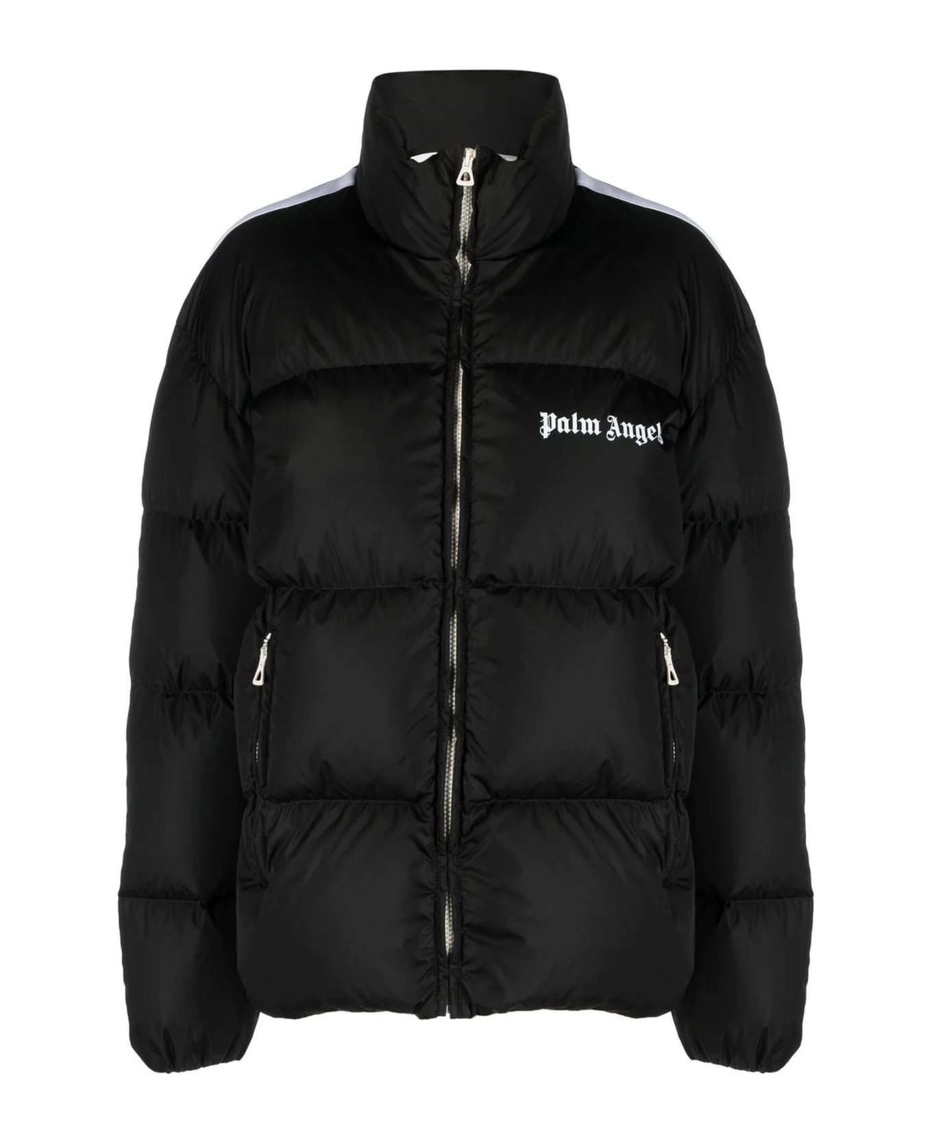 Palm Angels Black Puffer Jacket | italist