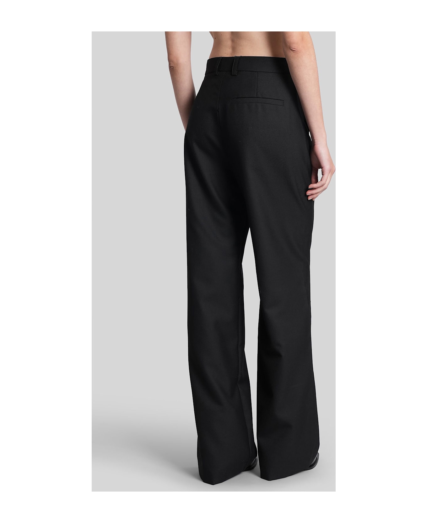 Séfr Zoe Pants In Black Polyester - black