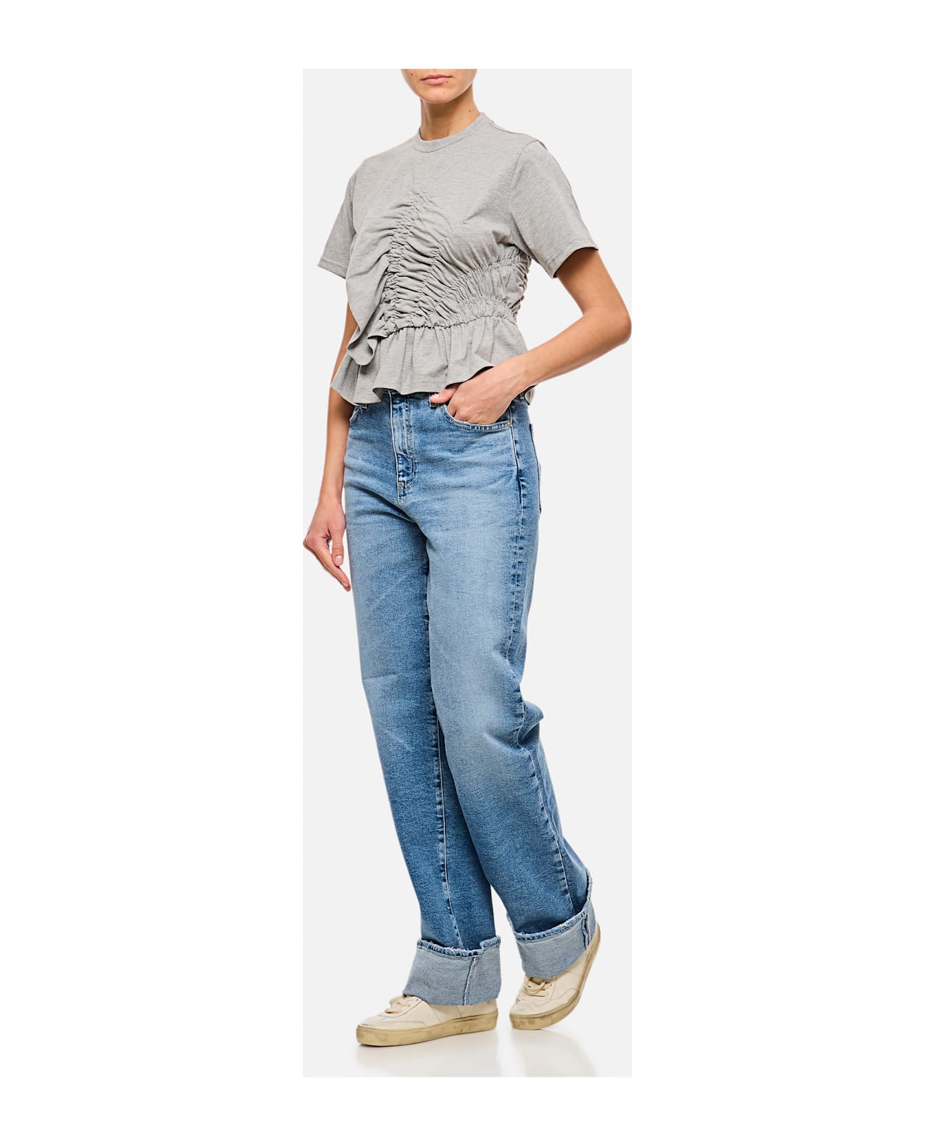 25ss 新品 CECILIE BAHNSEN ACE TOP Tシャツ ACE | TOP JERSEY WHITE