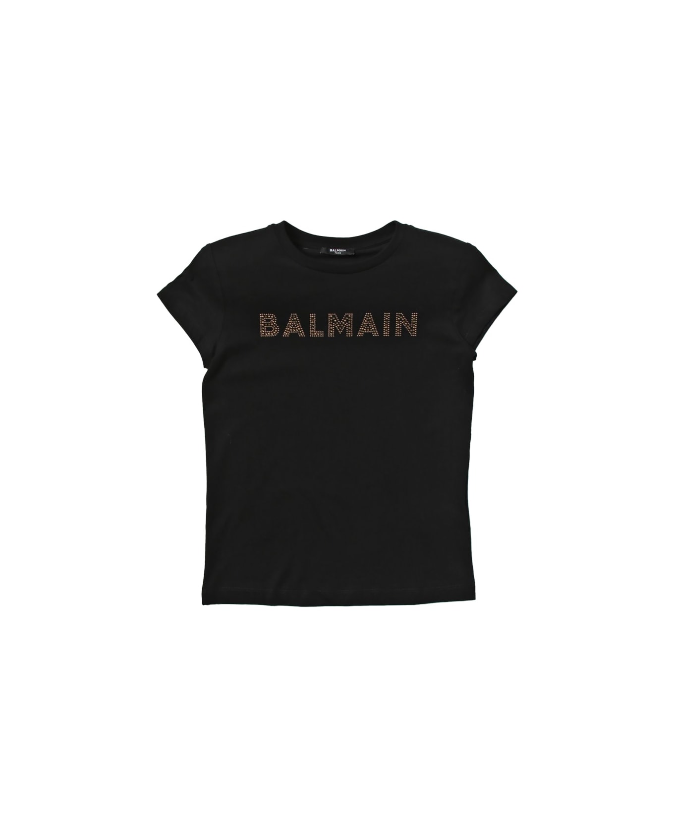 Balmain Mc Logo T-shirt - BLACK