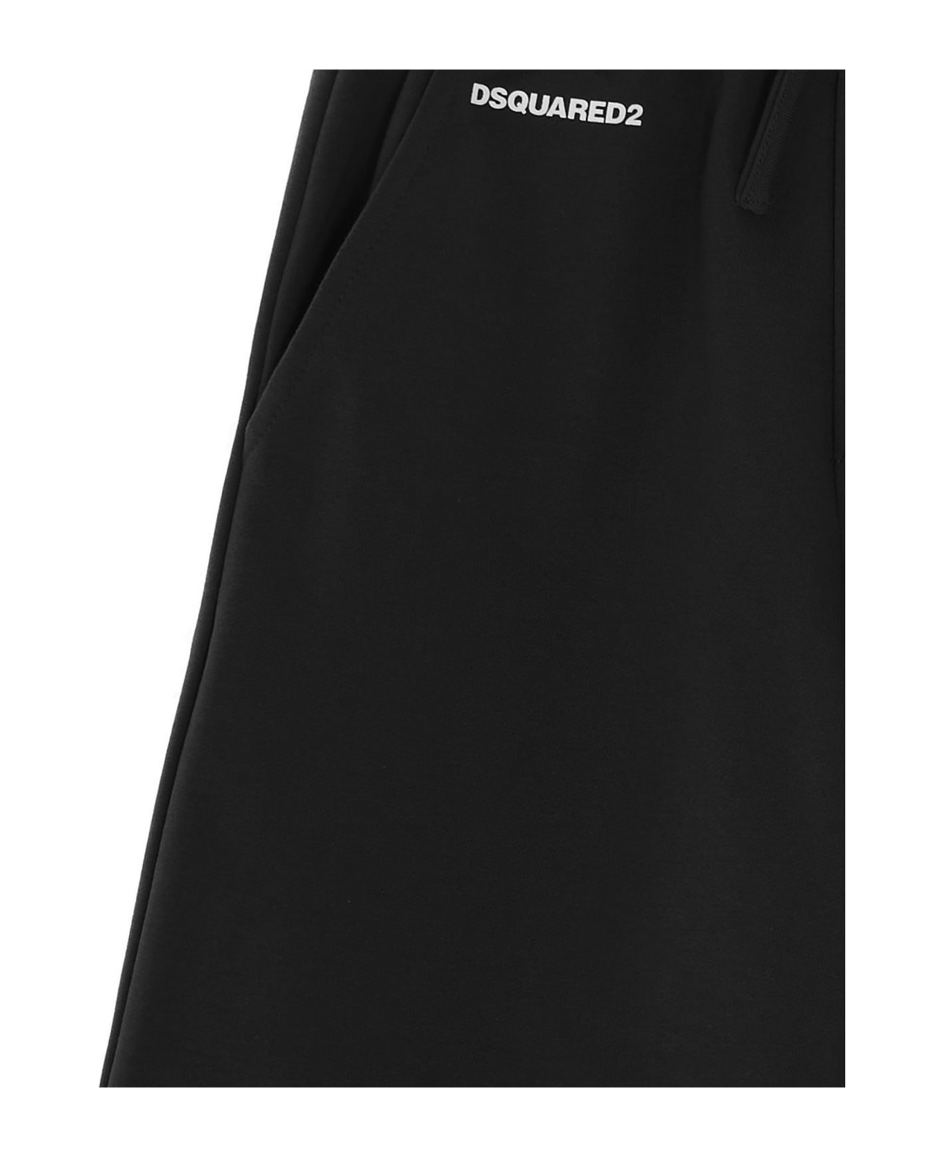 Dsquared2 Logo Bermuda Shorts - White/Black