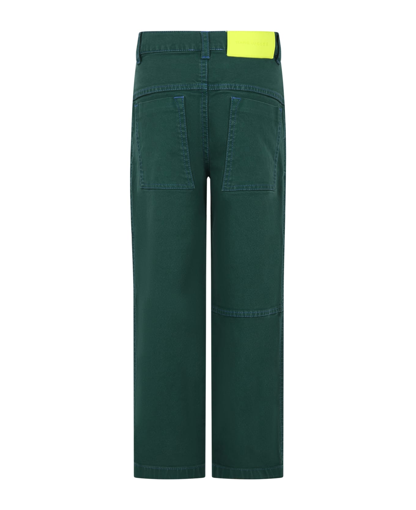 Marc Jacobs Green Trousers For Boy With Logo - Green ボトムス